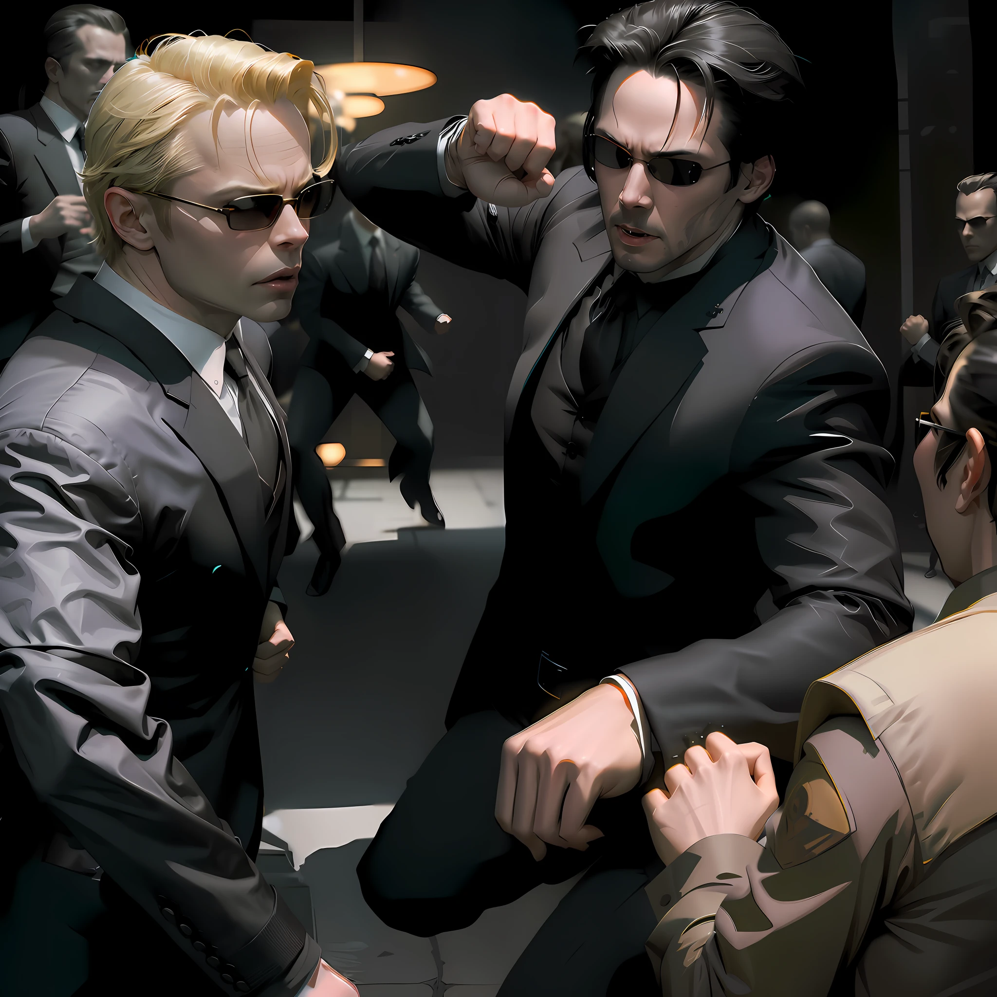 black suit, arm wearing suit, long sleeve