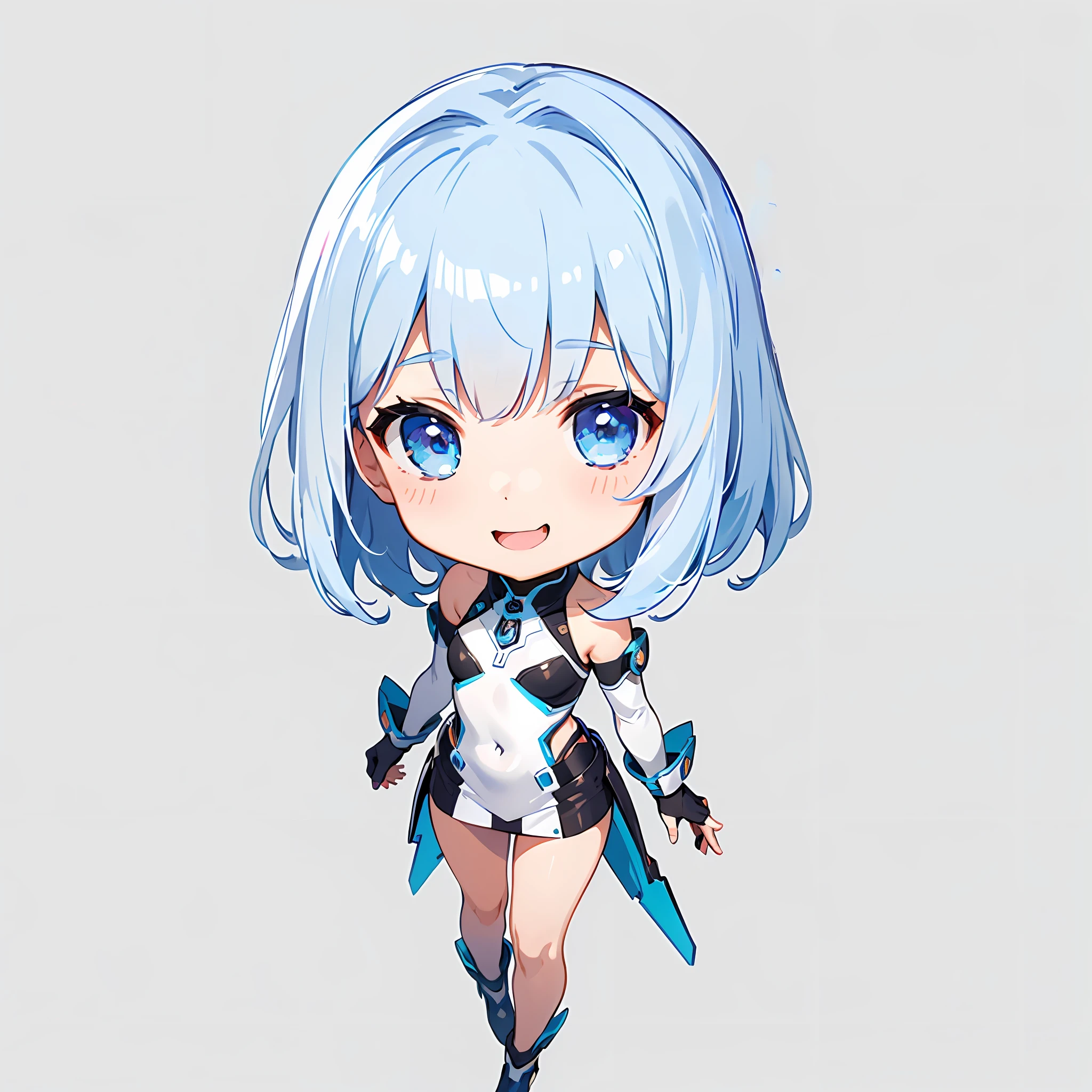 cheerful smile,