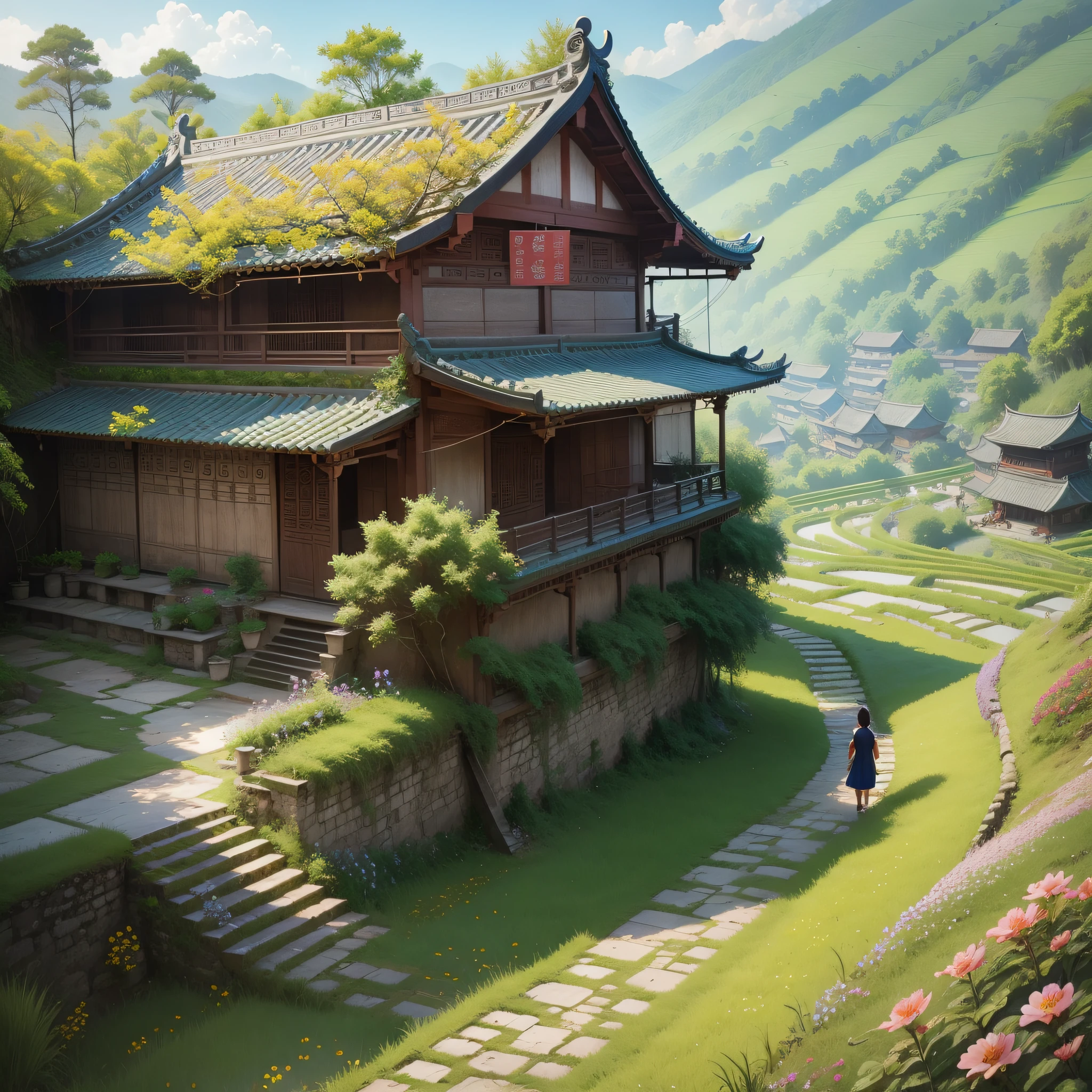 Wuyuan rape flower scenery