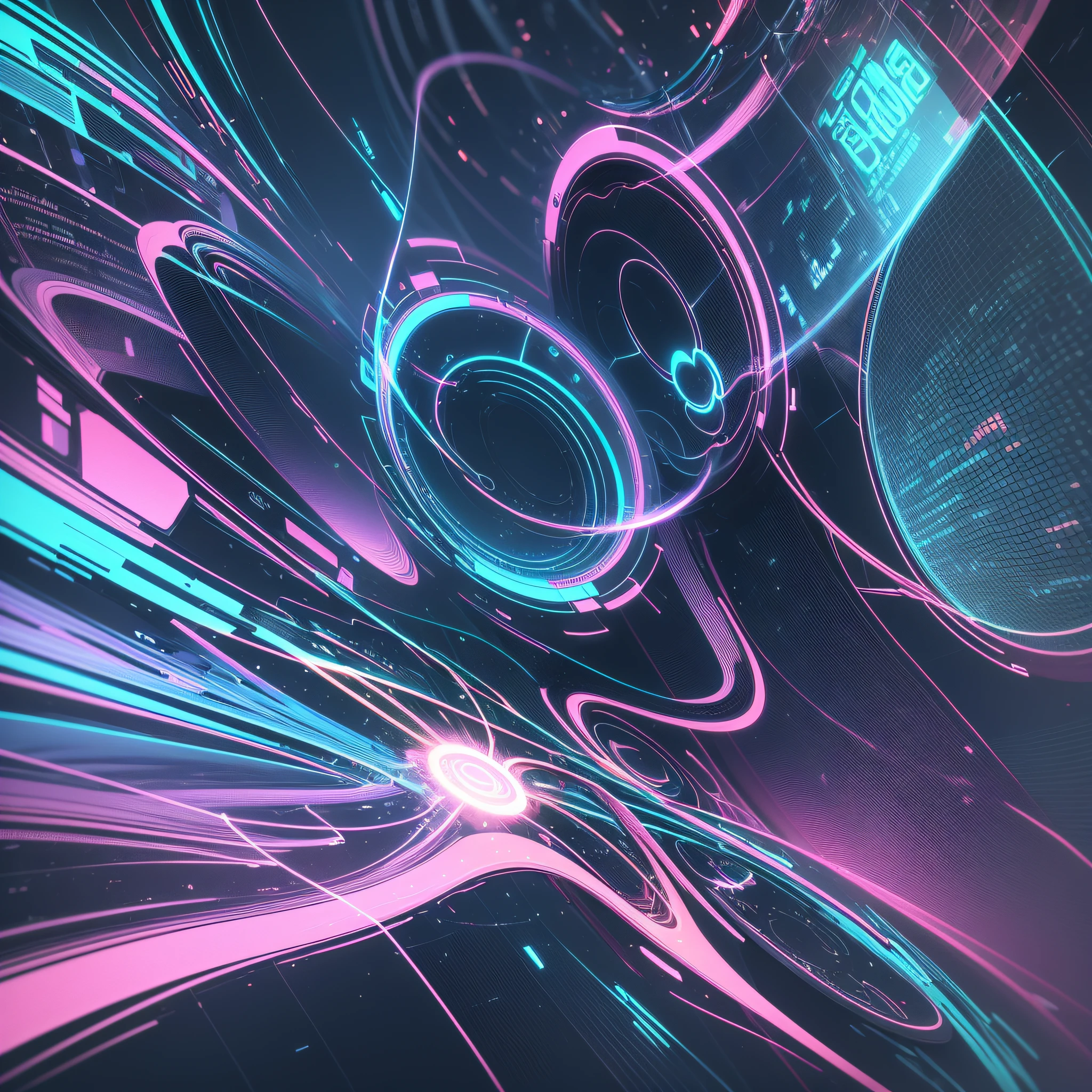 High Definition, 4K, Digital Space, Inorganic Only, Near Future, Virtual Space, Electricity Flow, Electronic Flow, Neon, Programming, Cyberspace, Background Image --auto --s2