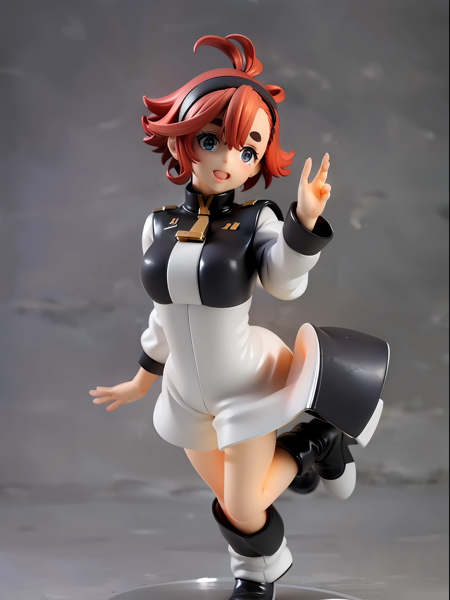 1girl, the raccoon-faced witchs,uletta mercury, (shy:1.1), black boots, full body, (backlighting:1.2), in space colony,hand up , look at viewer, open mouth, asticassia school uniform, white jacket, white shorts, BREAK
,full body, chibi, [realistic], [3d], (3dcg), ((octane render)), [fisheye], smile, full body
BREAK
(8k, RAW photo, best quality, masterpiece:1.2), ultra high res, (((realistic, photo-realistic))), professional lighting, detailed lighting, professional photography, fisheye, dynamic angle, high quality, high res, extremely detailed, bloom
BREAK
depth of field, sketch, sharp focus, soft lighting, good composition, god light highlight, detailed, (((photorealistic details))), detailed skin, to8contrast style