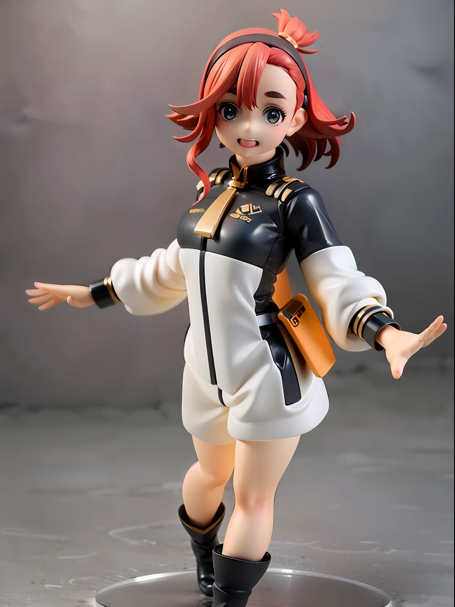 1girl, the raccoon-faced witchs,uletta mercury, (shy:1.1), black boots, full body, (backlighting:1.2), in space colony,hand up , look at viewer, open mouth, asticassia school uniform, white jacket, white shorts, BREAK
,full body, chibi, [realistic], [3d], (3dcg), ((octane render)), [fisheye], smile, full body
BREAK
(8k, RAW photo, best quality, masterpiece:1.2), ultra high res, (((realistic, photo-realistic))), professional lighting, detailed lighting, professional photography, fisheye, dynamic angle, high quality, high res, extremely detailed, bloom
BREAK
depth of field, sketch, sharp focus, soft lighting, good composition, god light highlight, detailed, (((photorealistic details))), detailed skin, to8contrast style