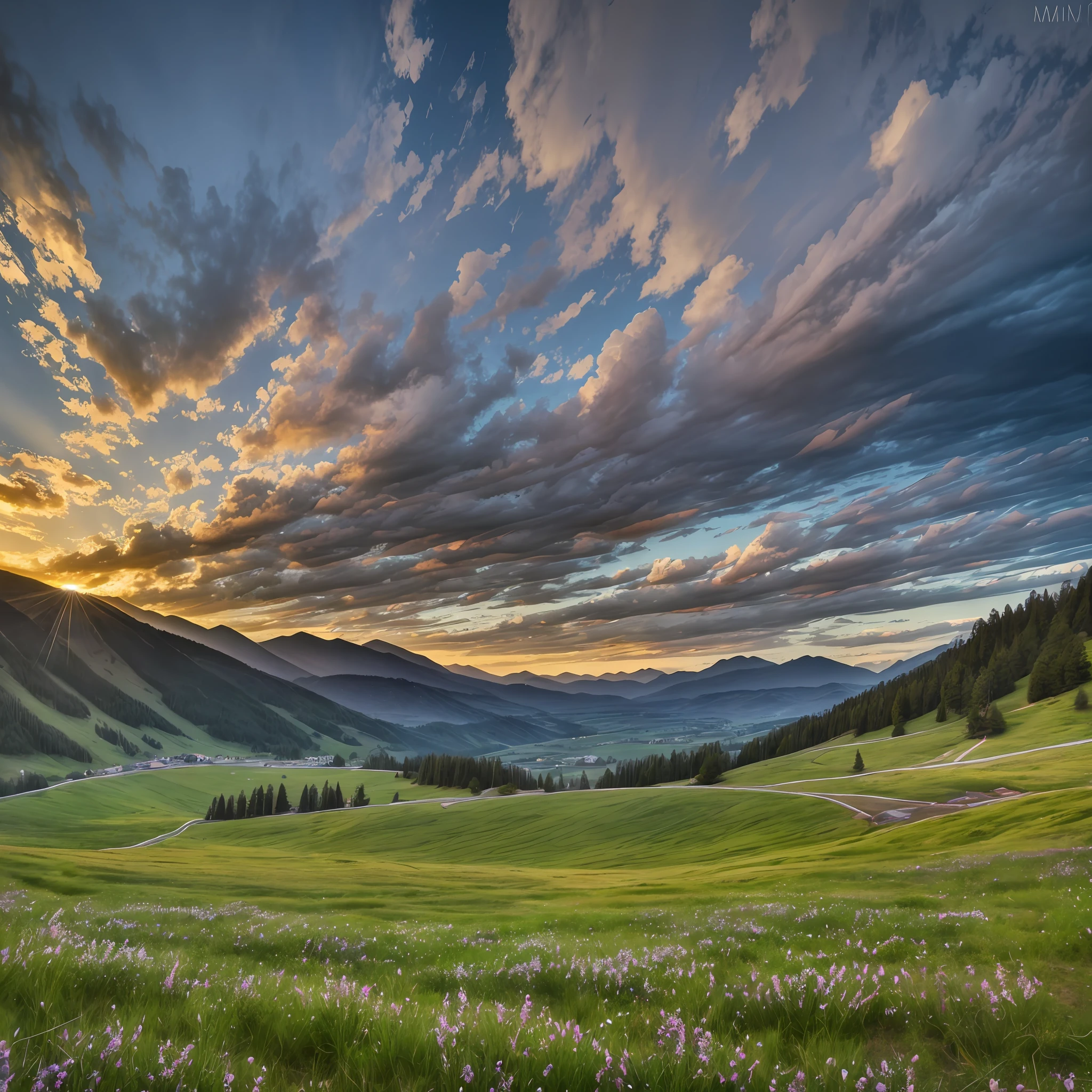 Professional High Quality HDR Photo with (Low) Dramatic Sky Imagination [Atmospheric] Global Dramatic Lighting, (Ambient Lighting), Volumetric Light on Flickr, Valley, Art Photography (Martin Benka) --auto --s2