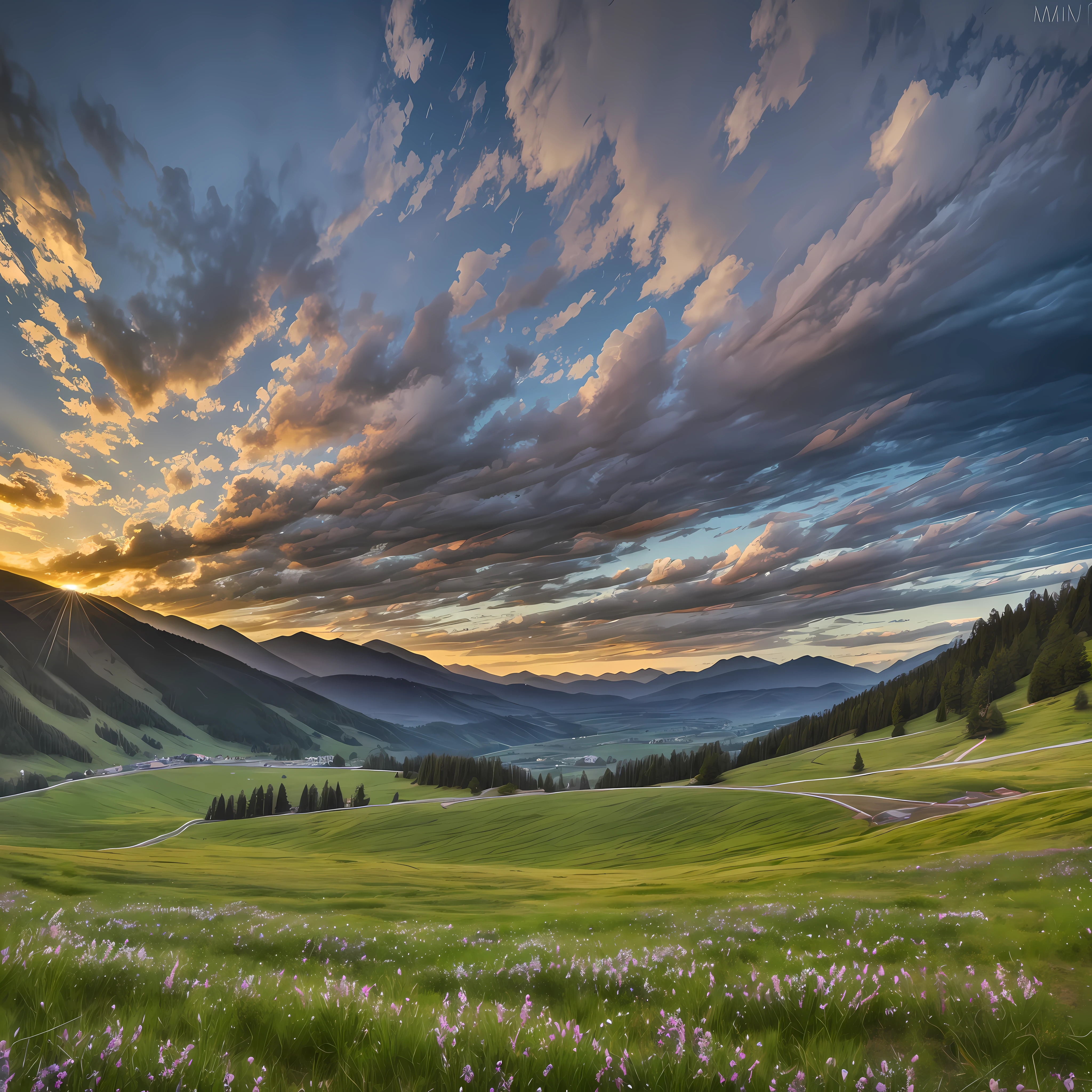 Professional High Quality HDR Photo with (Low) Dramatic Sky Imagination [Atmospheric] Global Dramatic Lighting, (Ambient Lighting), Volumetric Light on Flickr, Valley, Art Photography (Martin Benka) --auto --s2
