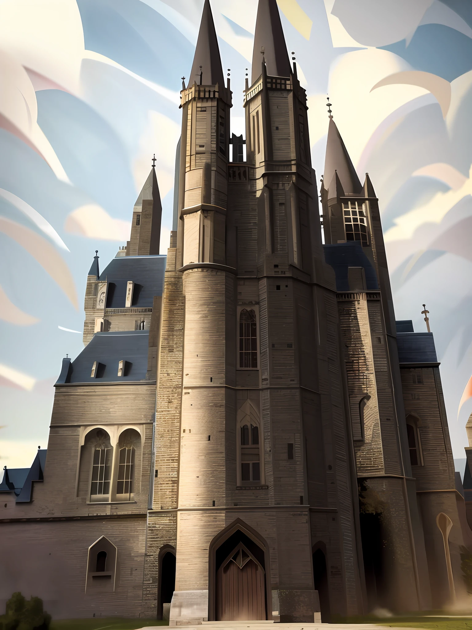 Medieval Gothic castle