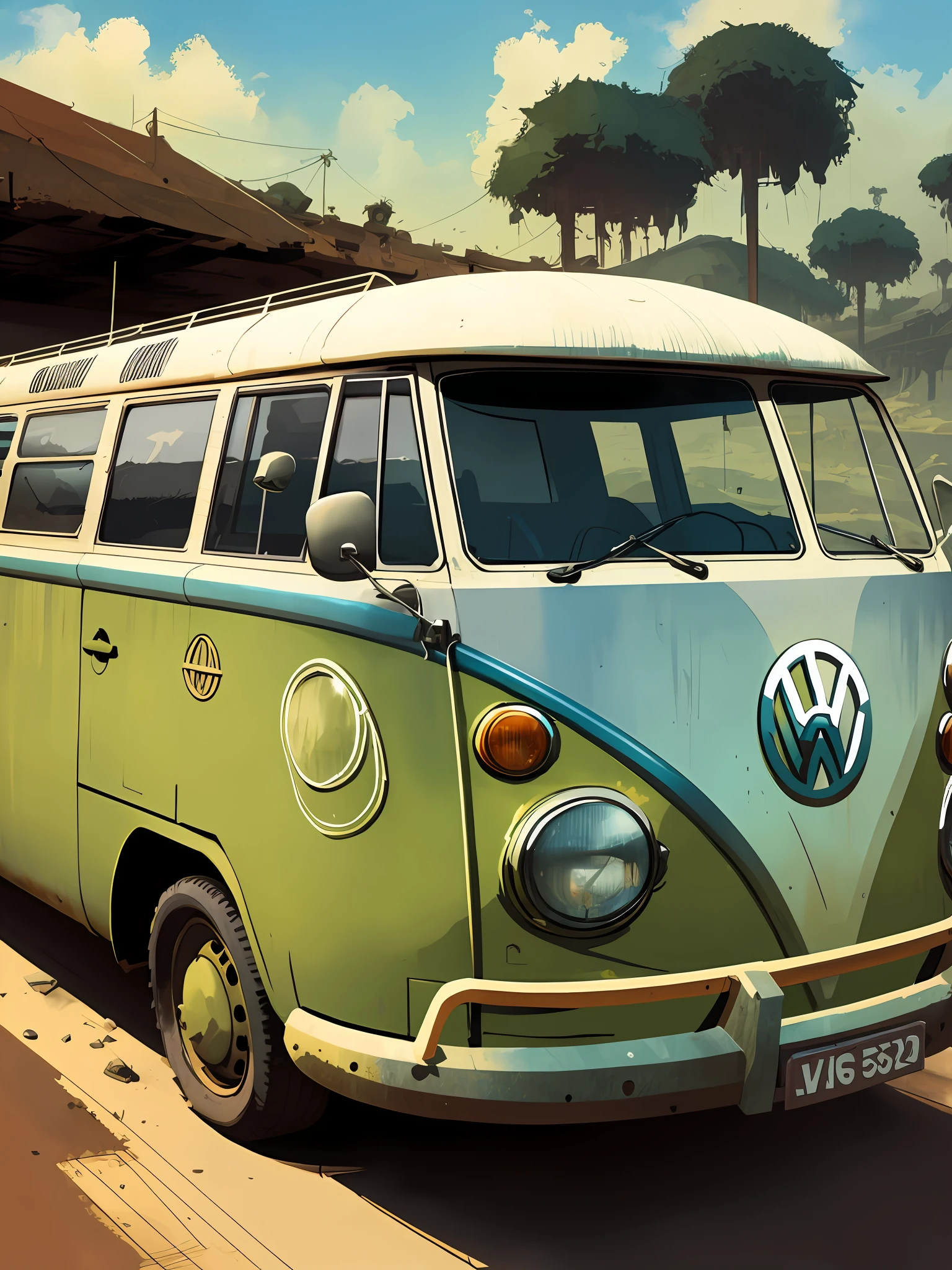 ian mcque style,vw bus