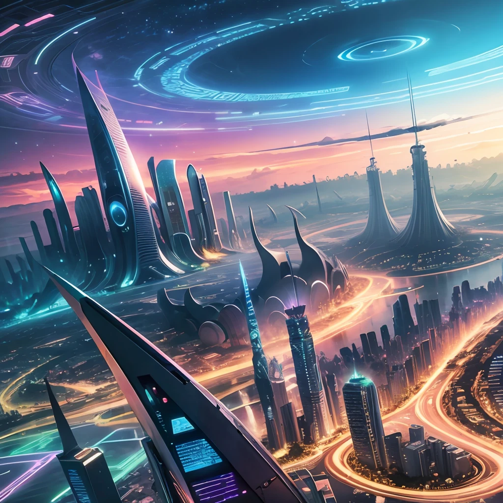 Futuristic city in Brazil realistic psychedelic photographic --auto --s2