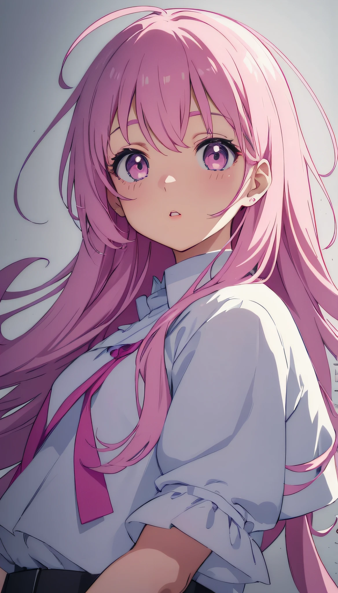 a cute ,pink lips,wearing a bright white shirt,in the style of soft color palette
aurorapunk,an anime illustration of her
face,animated gifs,hand-drawn
animation,charming sketches,smooth and
shiny,hazy romanticism,superflat style,white
background--ar 1:1--niji 5--style expressive --s 50
