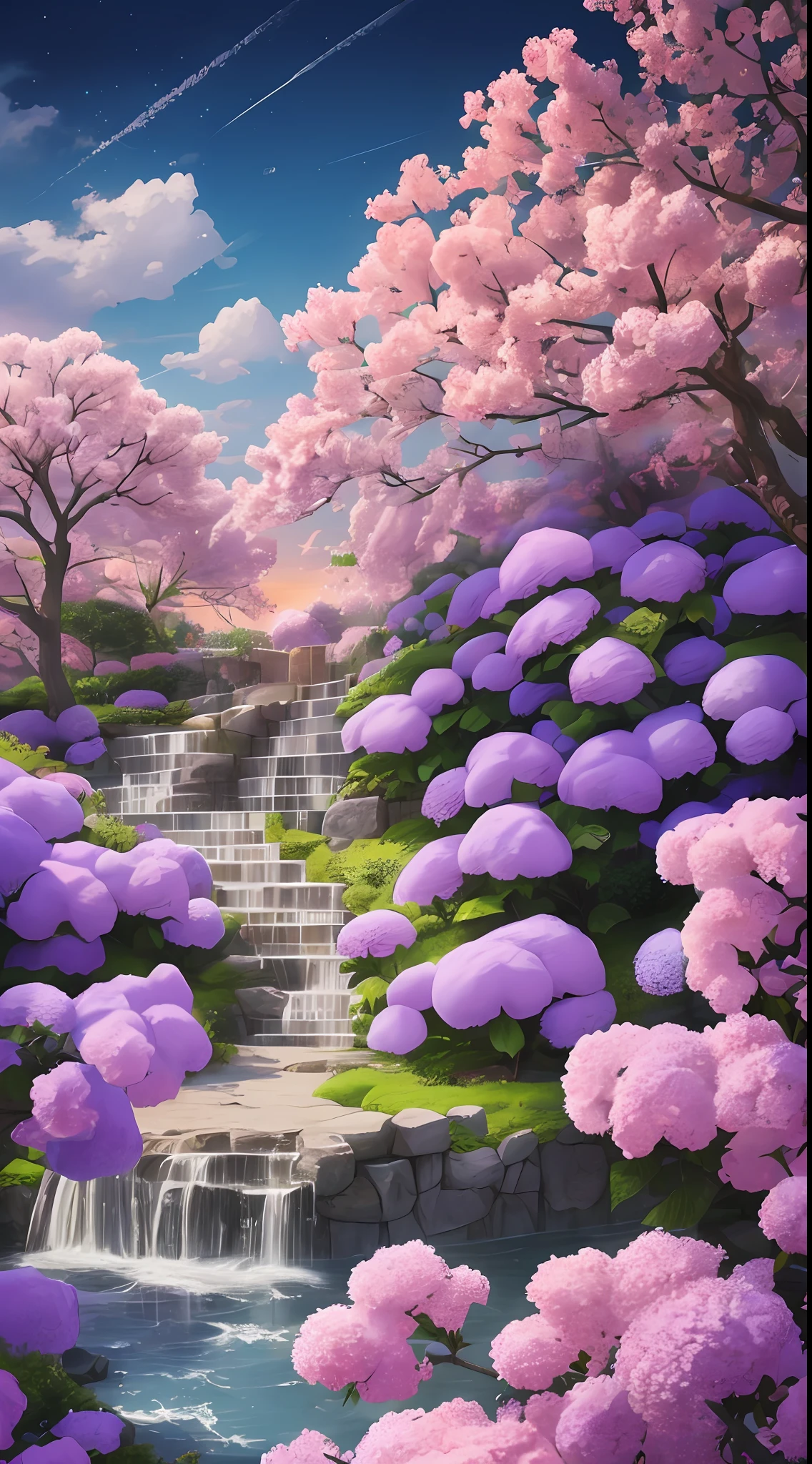 Paint (Strokes)+, Atmosphere, Complex, Clouds, Aspect Ratio 1:1, Ray Tracing, Bokeh, Smooth, (Color), (Detailed Complex Busy Background: 0.8), Hydrangeas, Repair Drone, (Evening: 1.4), Sharp Eyeliner, Intricate Details, Hands on Chinese Sword, Beauty, Flat Illustration, Landscape, Detail Love, (Ultra Detailed), Sky, Photon Mapping, (((Intricate Details)), Stern, (Peach Tree), Crowd --auto --s2