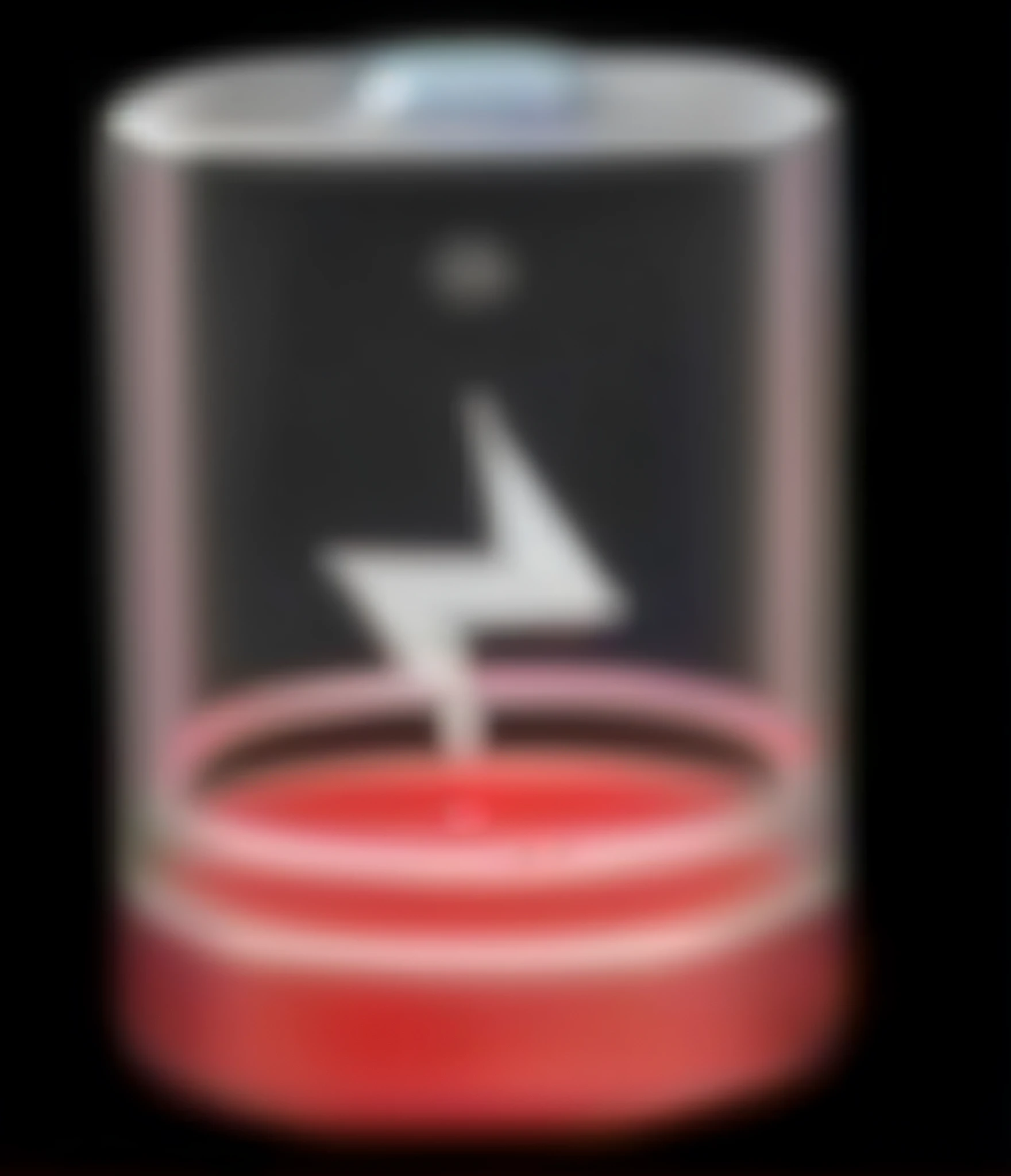 a close up of a battery with a red base and a white lightning, battery, electrode, tesla coil, nixie tube, digitally drawn, lightning electricity coil, energy core, plasma charges, energy mote, lightning mage spell icon, designed in blender, a hologram, tesla coils, grainy, screensaver, description, 2070s