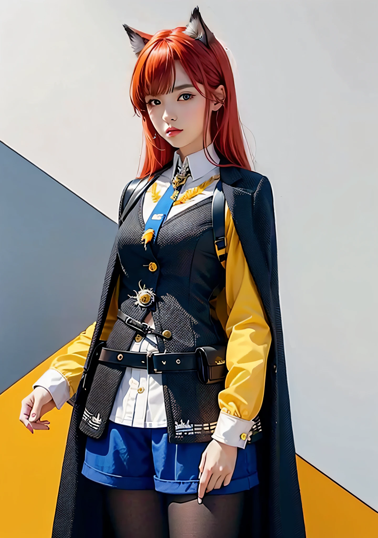 Golden-red hair