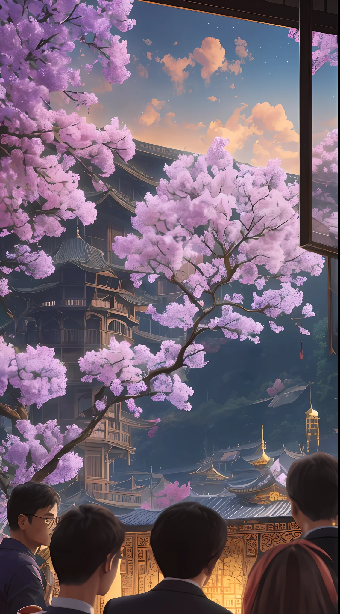 Paint (Strokes)+, Atmosphere, Complex, Clouds, Aspect Ratio 1:1, Ray Tracing, Bokeh, Smooth, (Color), (Detailed Complex Busy Background: 0.8), Hydrangeas, Repair Drone, (Evening: 1.4), Sharp Eyeliner, Intricate Details, Hands on Chinese Sword, Beauty, Flat Illustration, Landscape, Detail Love, (Ultra Detailed), Sky, Photon Mapping, (((Intricate Details)), Stern, (Peach Tree), Crowd --auto --s2