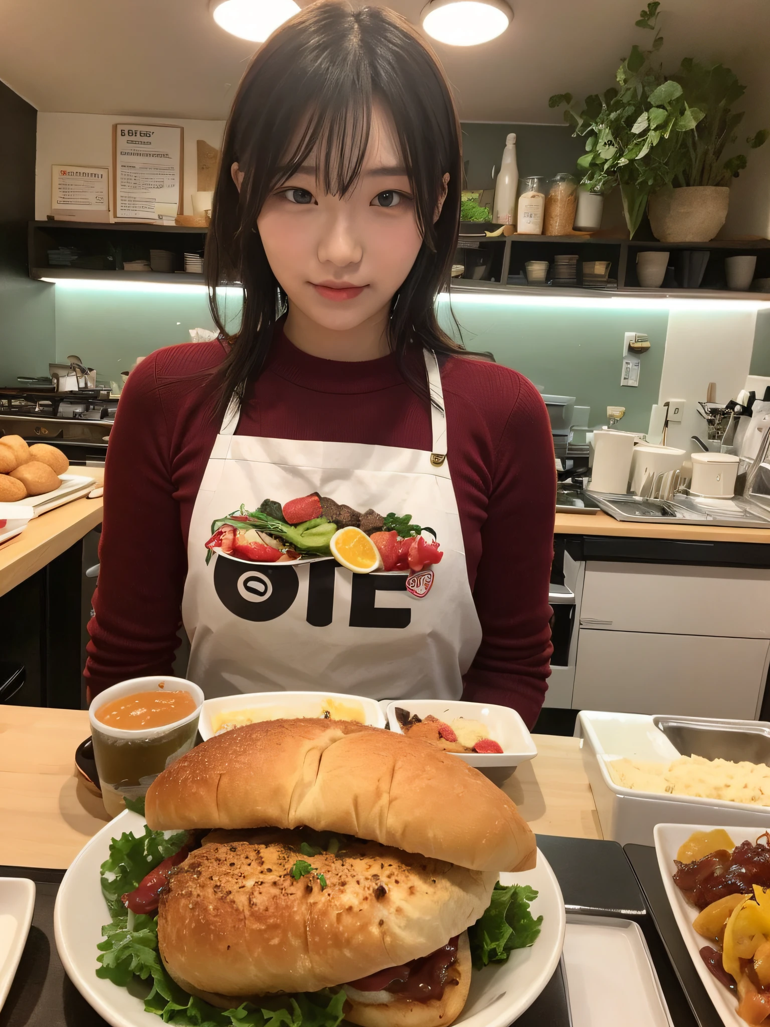 Food live streamer