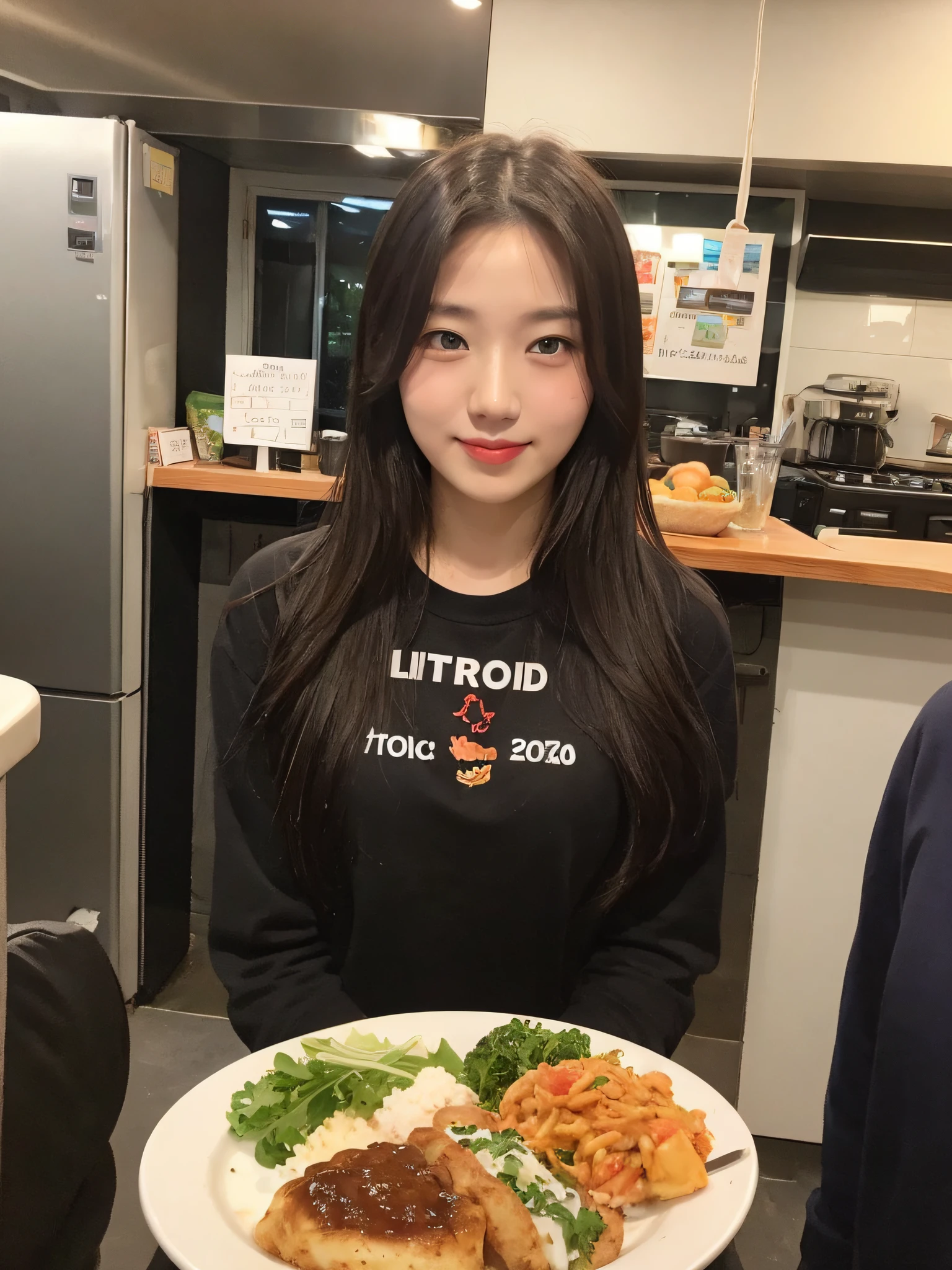 Food live streamer