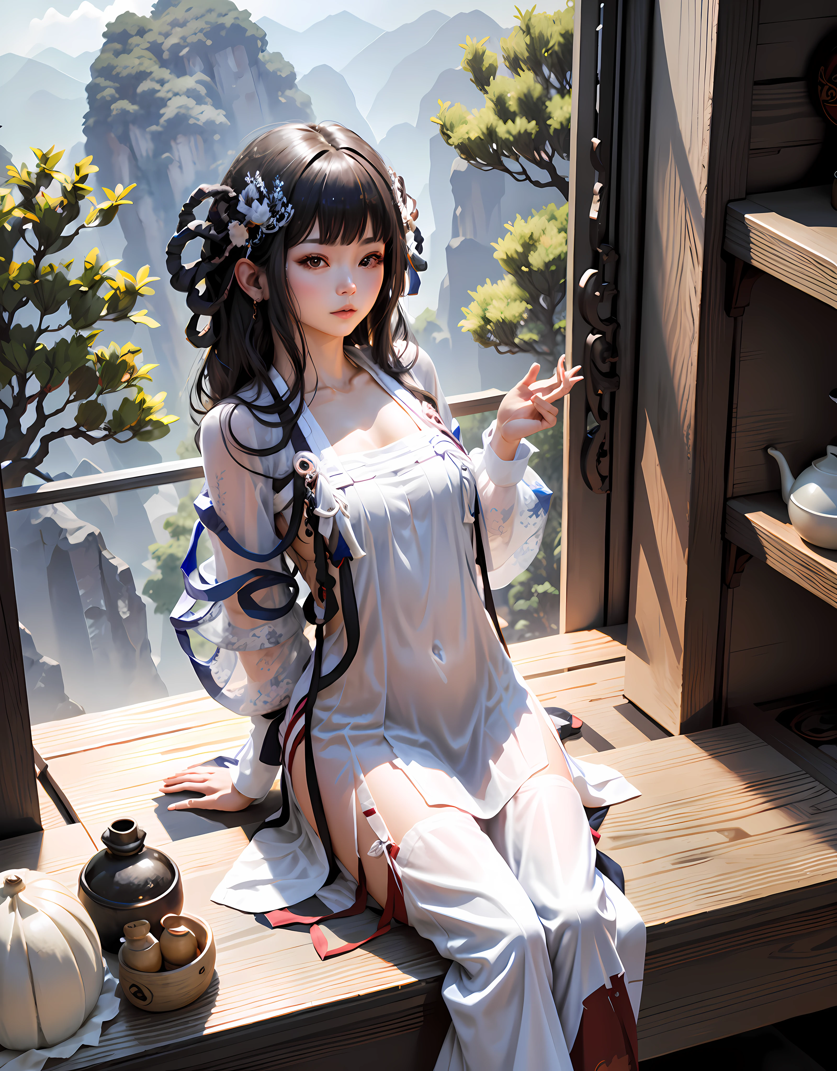 Yae miko, transparent clothes, hdr, 8k (add_detail:1)
