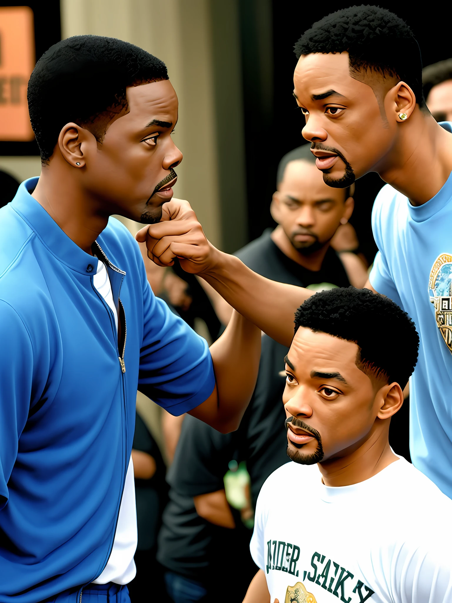 Chris Rock slapping Will Smith