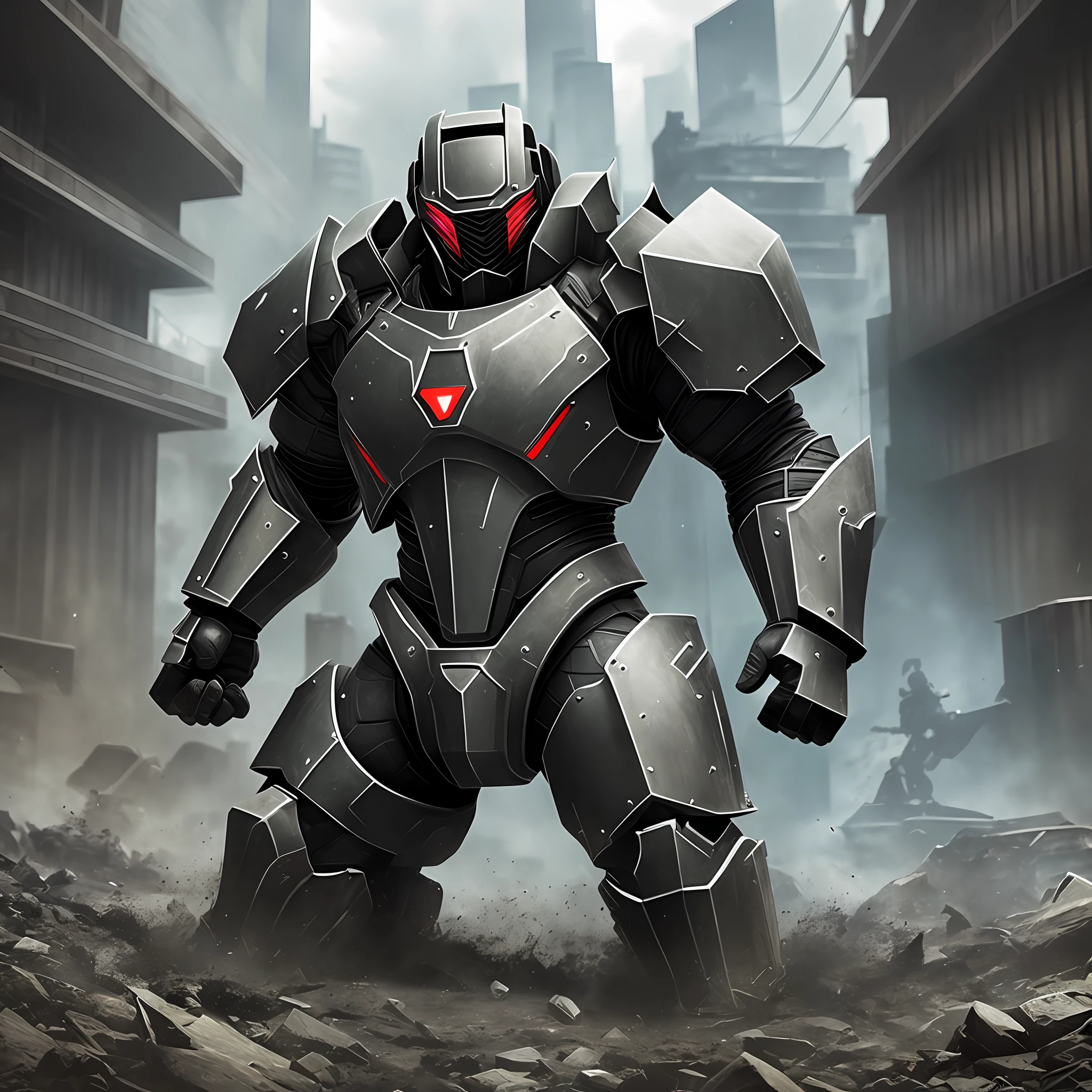 Power armor Power armor thick black Angular Realistic Square Iornman --auto --s2