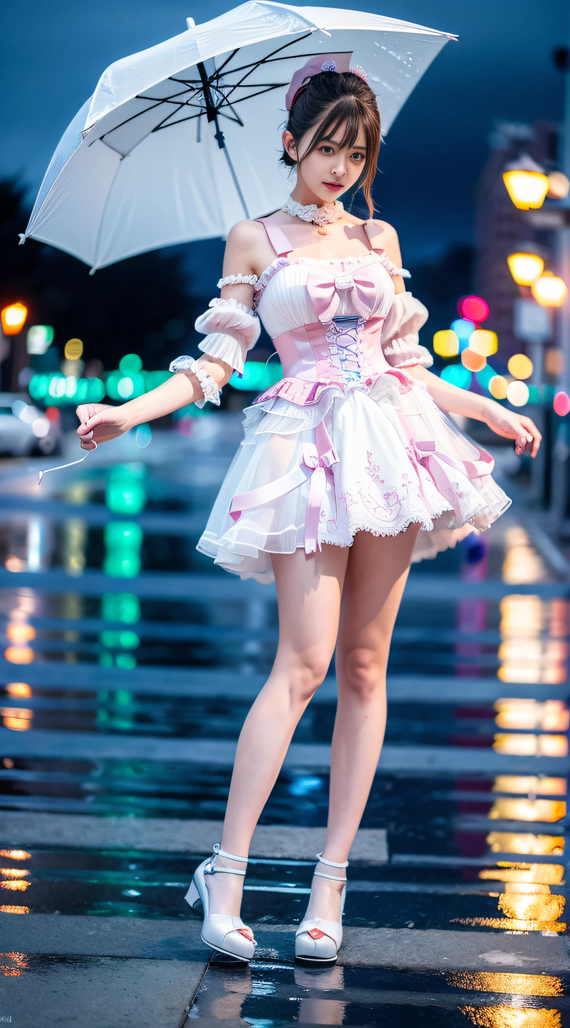 mix4,(8k, RAW photo, best quality, master:1.2), (realistic, photo-realistic:1.37),1girl,cute,cityscape,night,rain,wet,professional lighting,photon mapping,radiosity,physically-based rendering ,戴眼镜