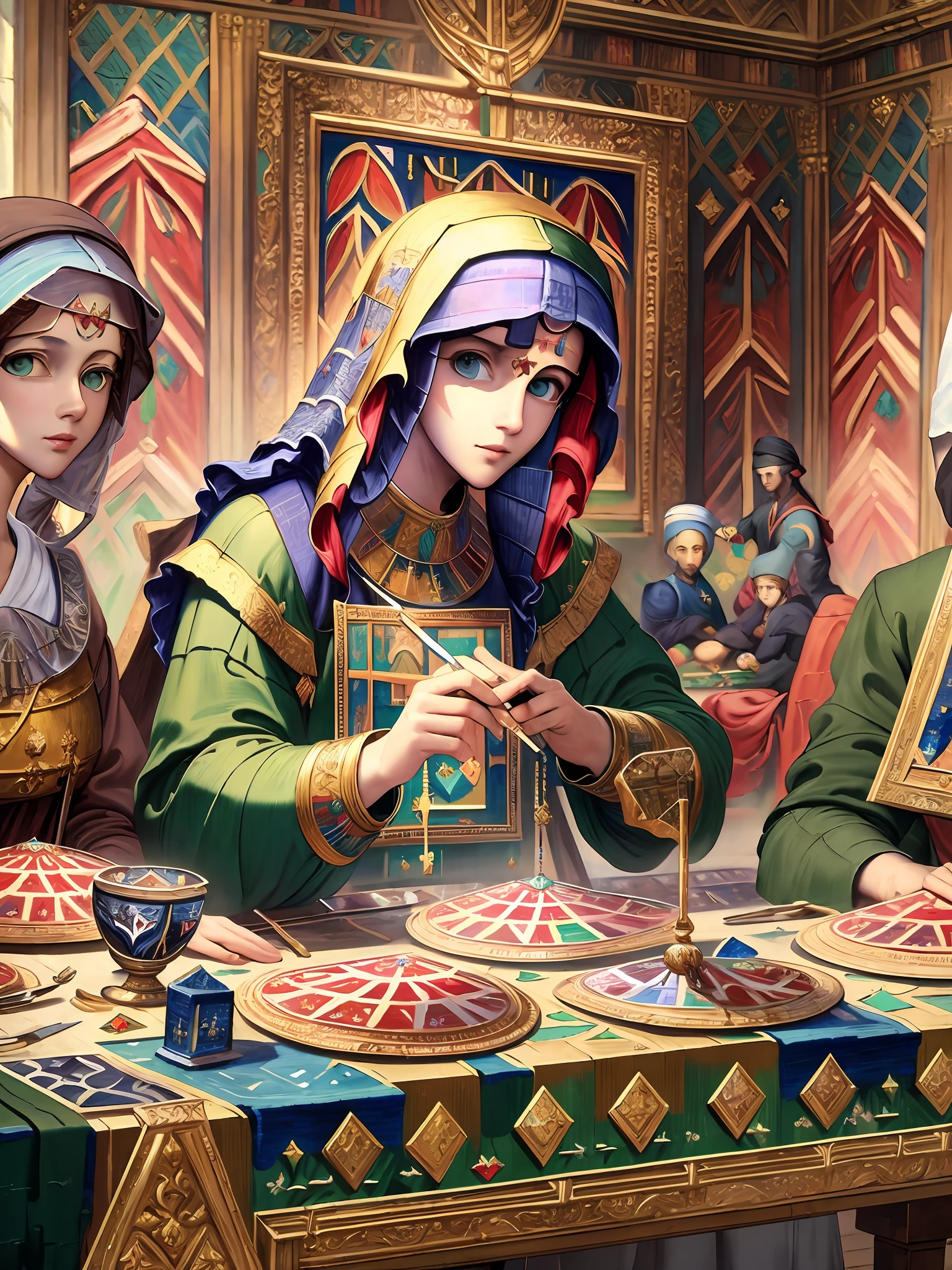 The Supper of the Wahabis + Painting The Supper + Christianity + (Masterpiece:2) --auto --s2