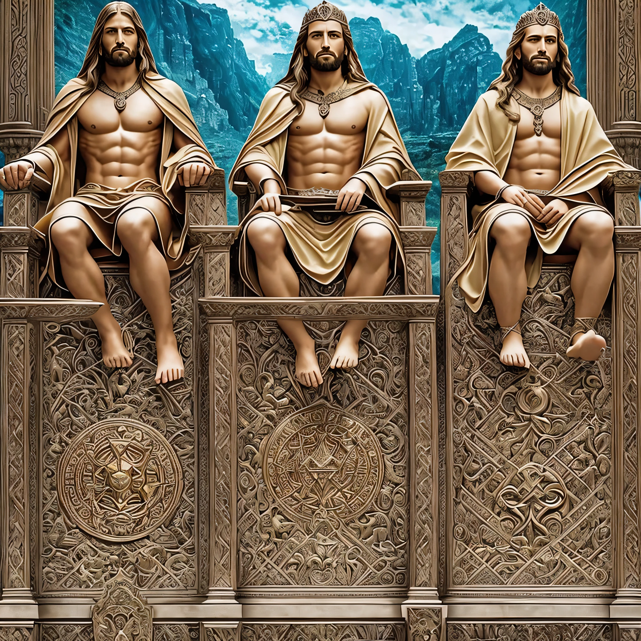 12 apostles sitting on thrones to judge the nations of the earth --auto --s2