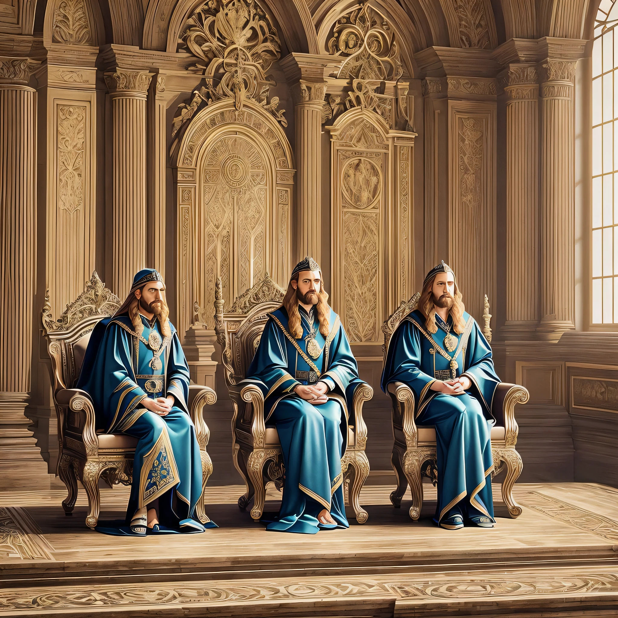 12 apostles sitting on thrones to judge the nations of the earth --auto --s2