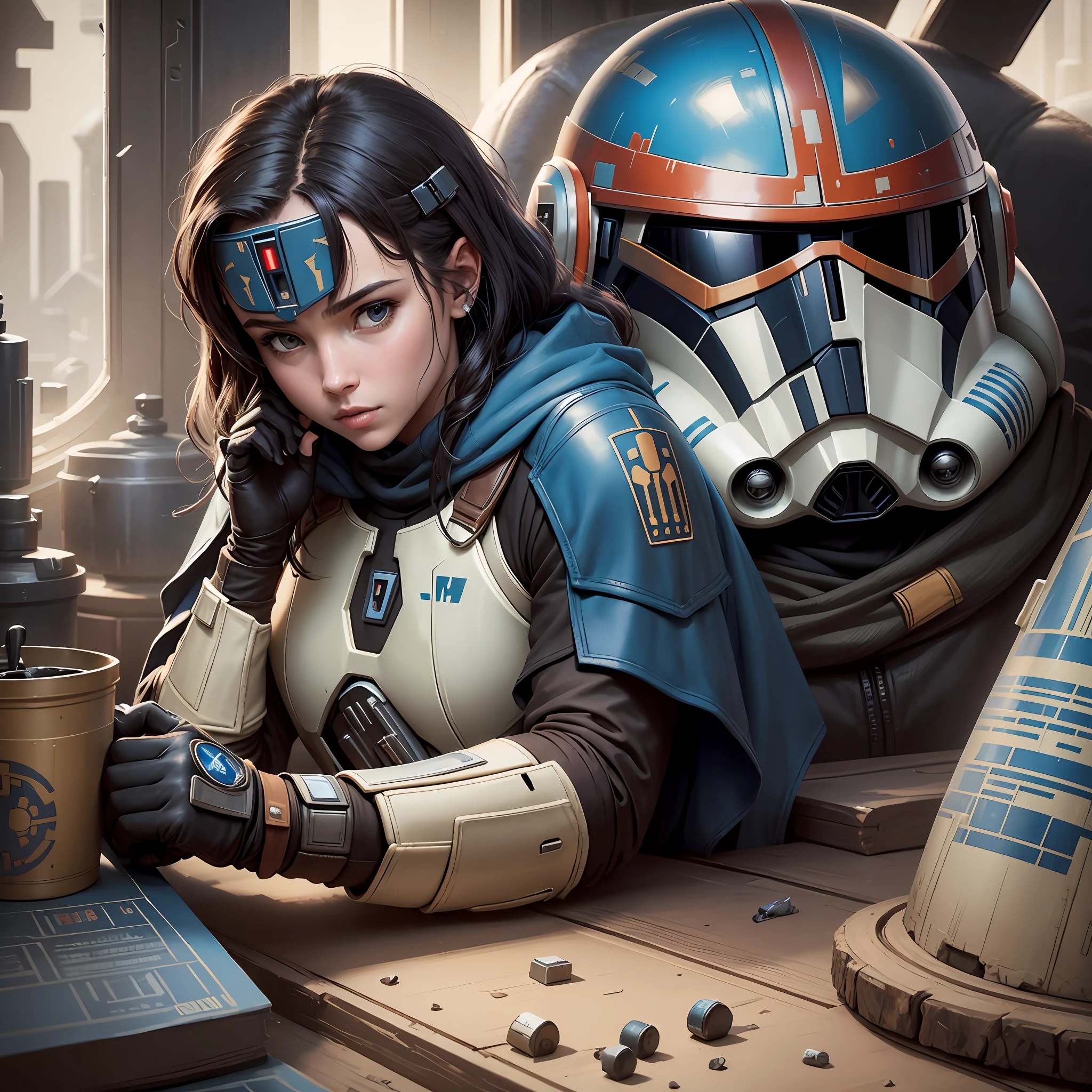 Masterpiece+Mandalorian+Star Wars Movie++Hyper Detail Image --auto --s2