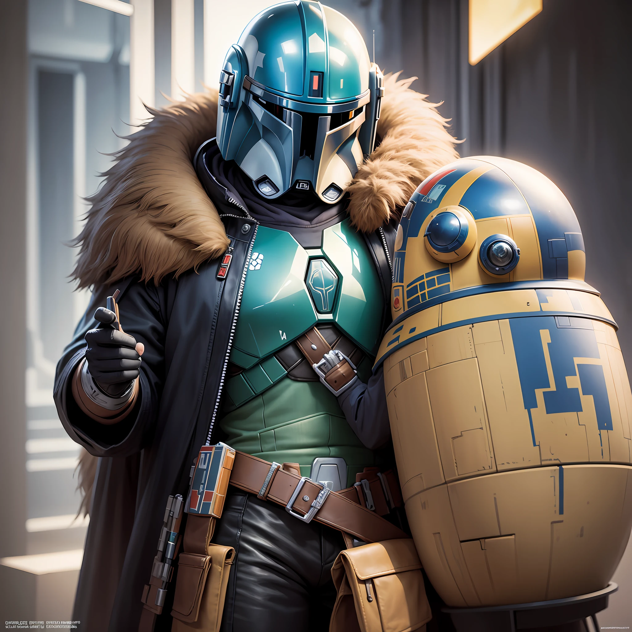 Masterpiece+Mandalorian+Star Wars Movie++Hyper Detail Image --auto --s2