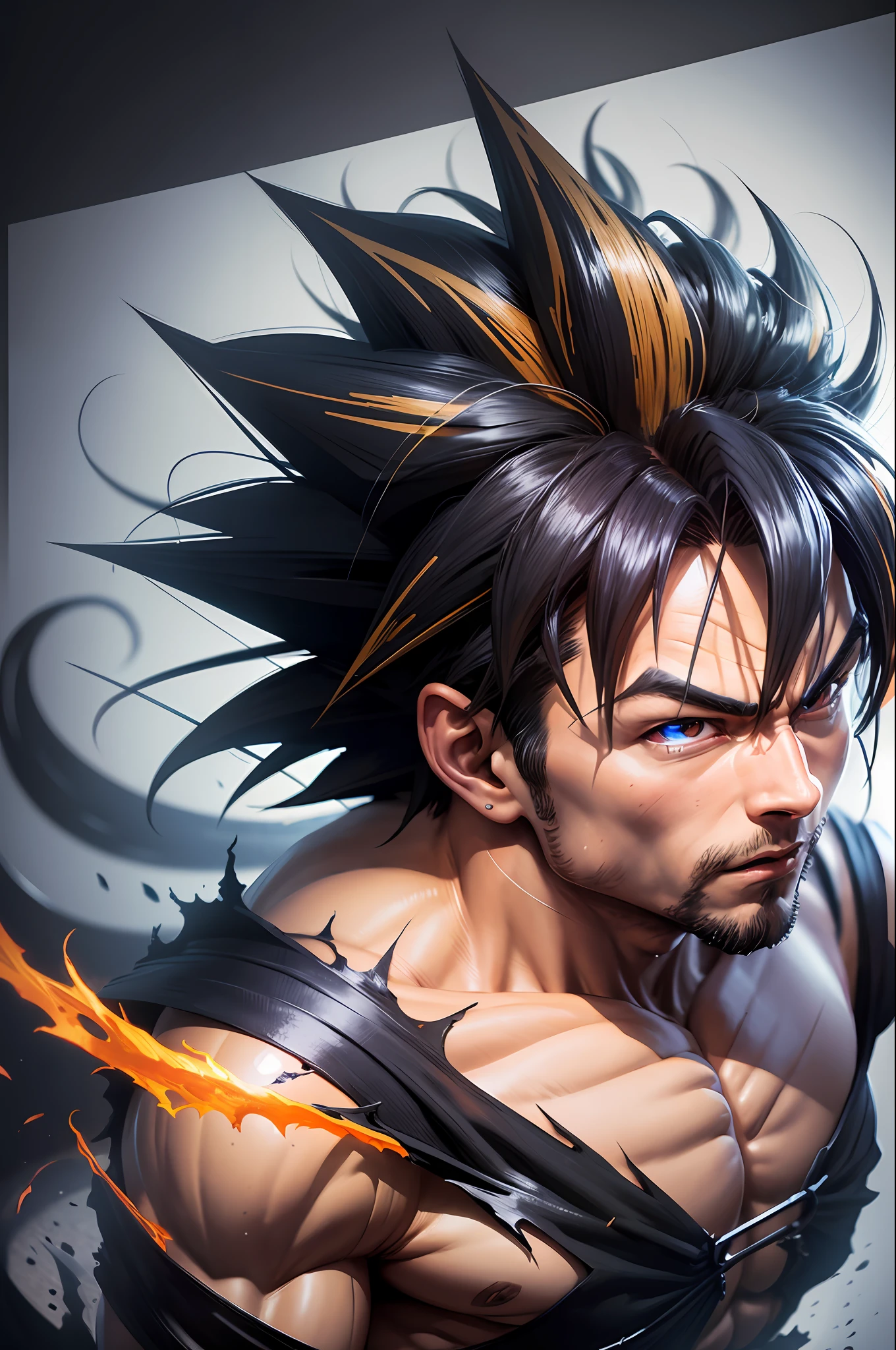 Goku Venom 8k, uhd, severe low lighting, high quality, sharp focus, fujifilm XT3 --auto --s2