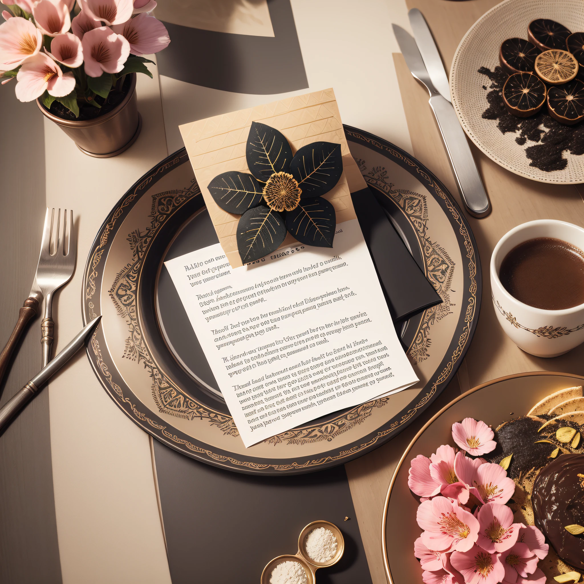 Decorative pamphlet for parties --auto --s2