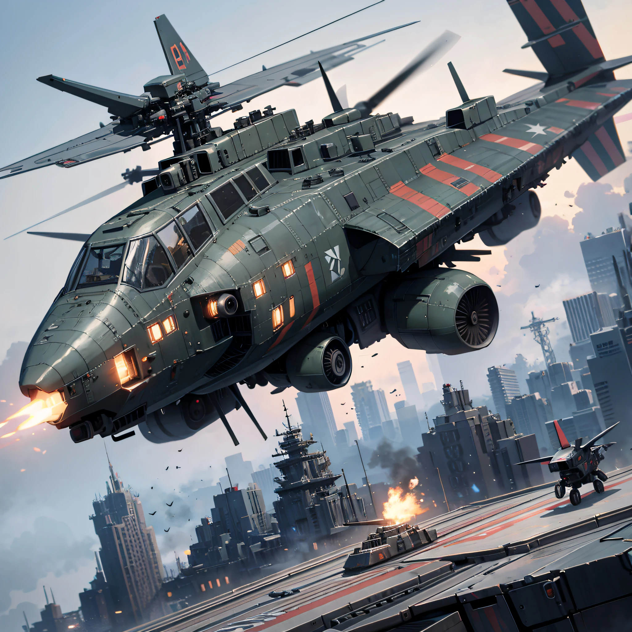 Gunship game design drawings