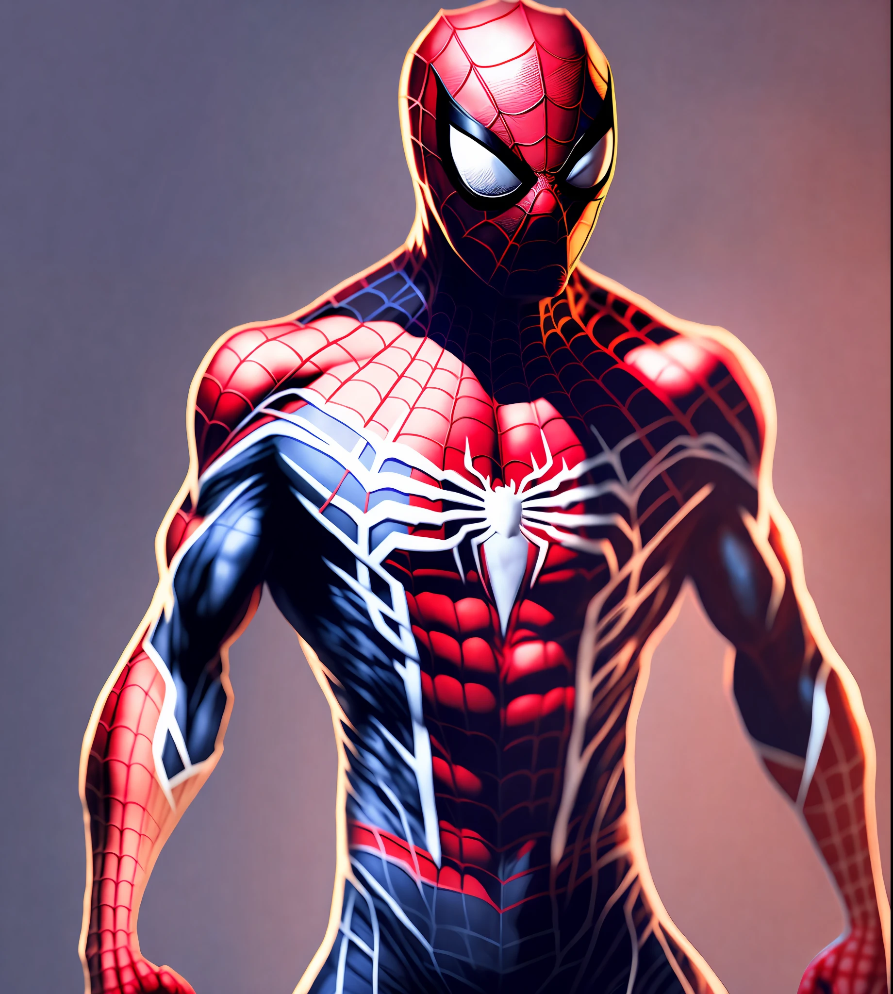 Spider-Man art, high detail, full body composition, fanart, 8k.