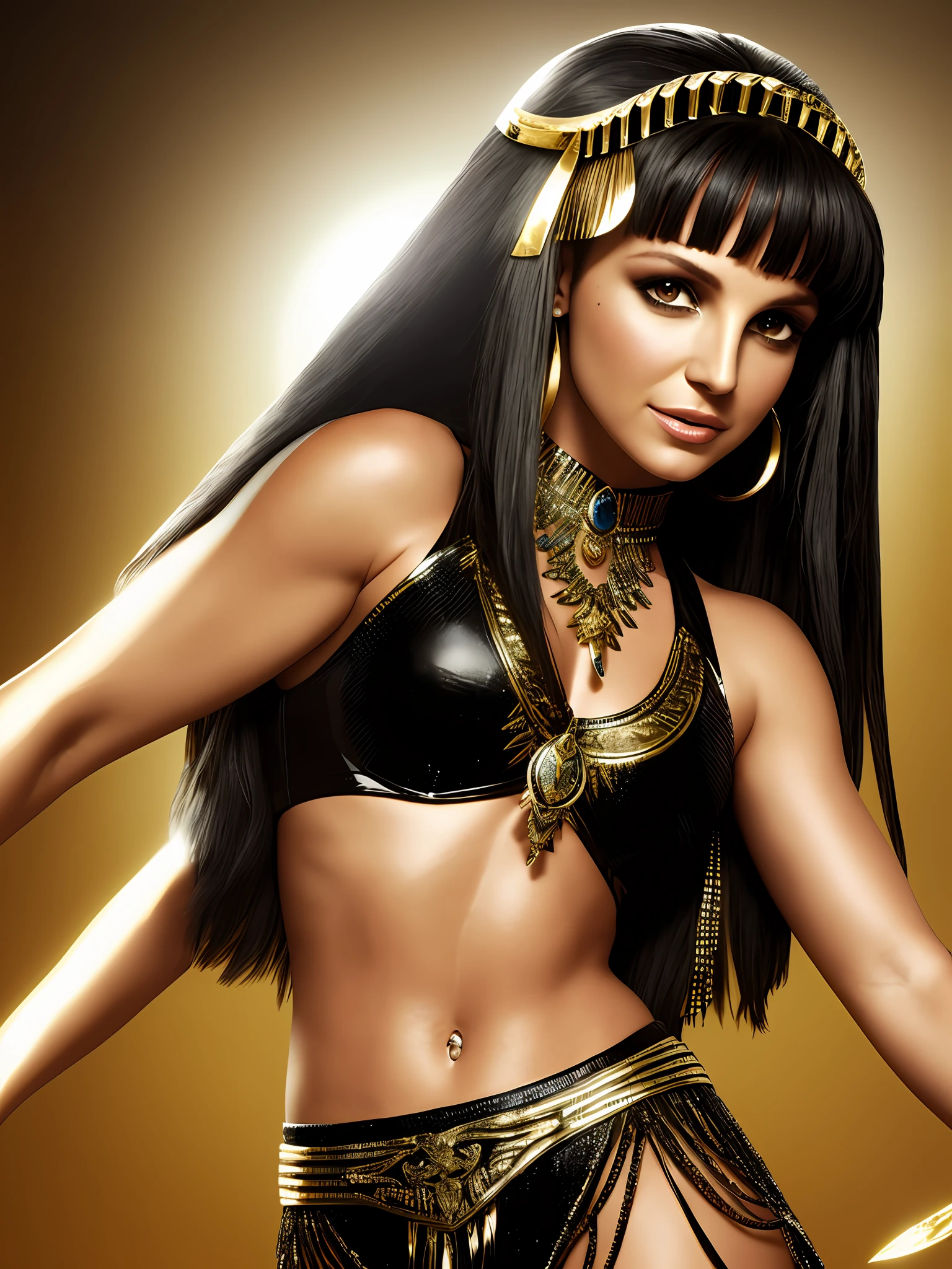 BRITNEY SPEARS photo of Cleopatra, 4K texture, high quality, gorgeous hairstyle, 8k image, high quality full body image