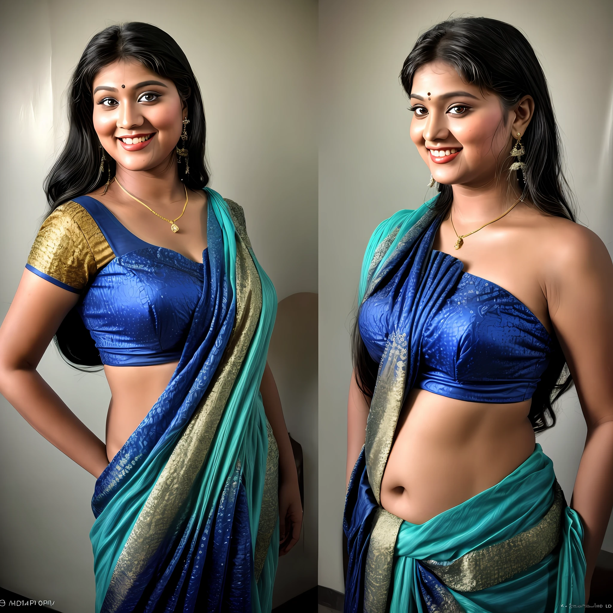 Indian mallu woman wearing saree, curvy, tall, hourglass figure, big ass, seductive, detailed cute face, full lips, smiling, studio lighting, hyper realistic,8k uhd, digital SLR camera, soft light, high quality, film grain,high detail,UHD, masterpiece, accurate, anatomically correct, super detail, high quality, 16k, highres, award winning, ((full body shot)),soft light rays, realistic skin texture, extreme skin details, insane details, intricate details, amazing fine detail, photorealistic, photograph, realistic, realism, photorealism, film grains, lifelike texture, dynamic composition, contrast lighting, sharp focus, raw photo, photon metering, analog photo style