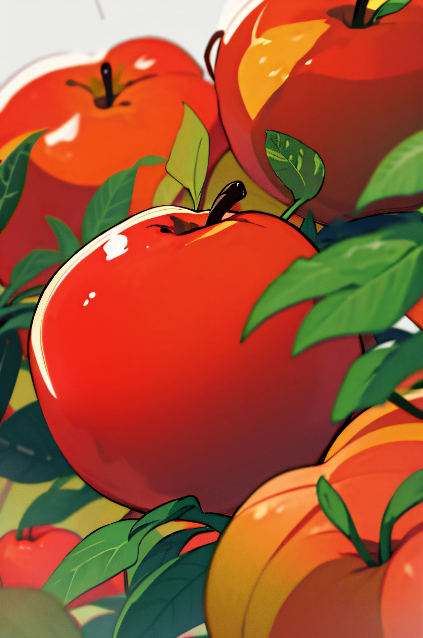apple closeup