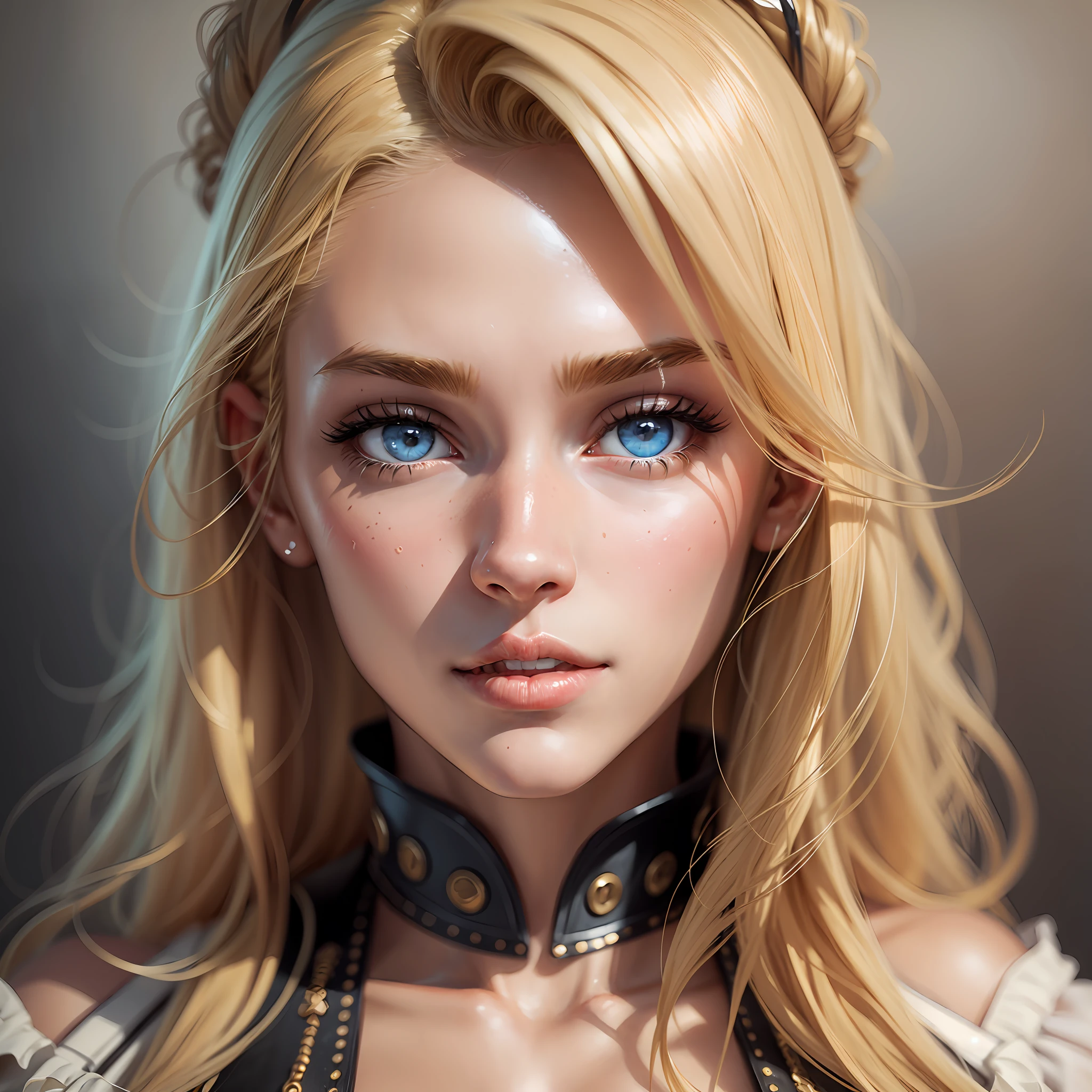 Perfect and realistic model with perfect and detailed face, blonde hair and sexy look --auto --s2
