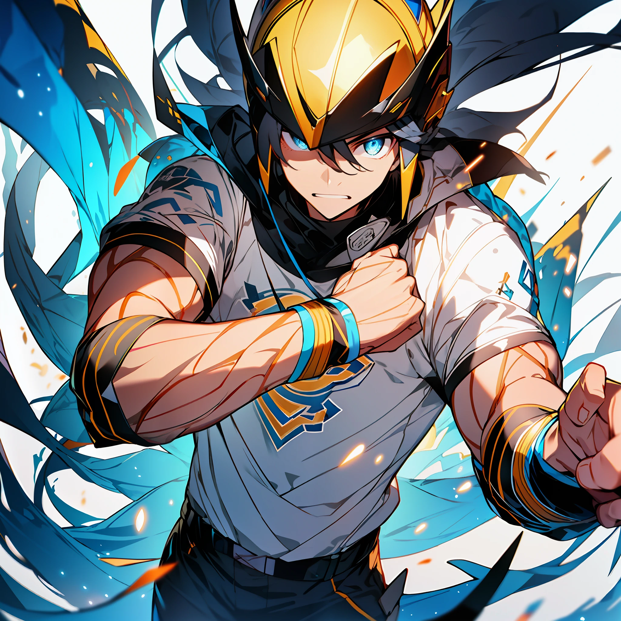 background, mixed-language_text, Japanese letters in graffit ,boys, excellent lighting, sidelighting, (), vhsKeeper,, style GUILTY GEAR -STRIVE perfect ultimate (flat color: 1.3), (magazine_cover: 1.4), (multicolored_background: 1.3), striped_background, card_background, :: comix style by joe madureira :: circular pieces of white metals glued to the arms coming out shimmering yellow glow, , perfect and detailed, ultra detailed shirt with abstract design and with letter print Japanese in graffiti of the sides of clothing, image of full-body boys fighting alongside you with powerful dragons versus alien creature full of tentacles, with immersive effects, hover effect, background graffiti style tribal tattoo with vibrant colors "HDR ultra" detailed and with focus effect, (masterpiece: 1.2, best quality), (beautiful eyes finely detailed: 1.2), , ((Solo)), (Finely detailed eyes and detailed face :1.3), in various full-body attack poses, (cute background: 1.2),futuristic costume, super detailed circular metals Clinging to arms and pants, fantastic paintings