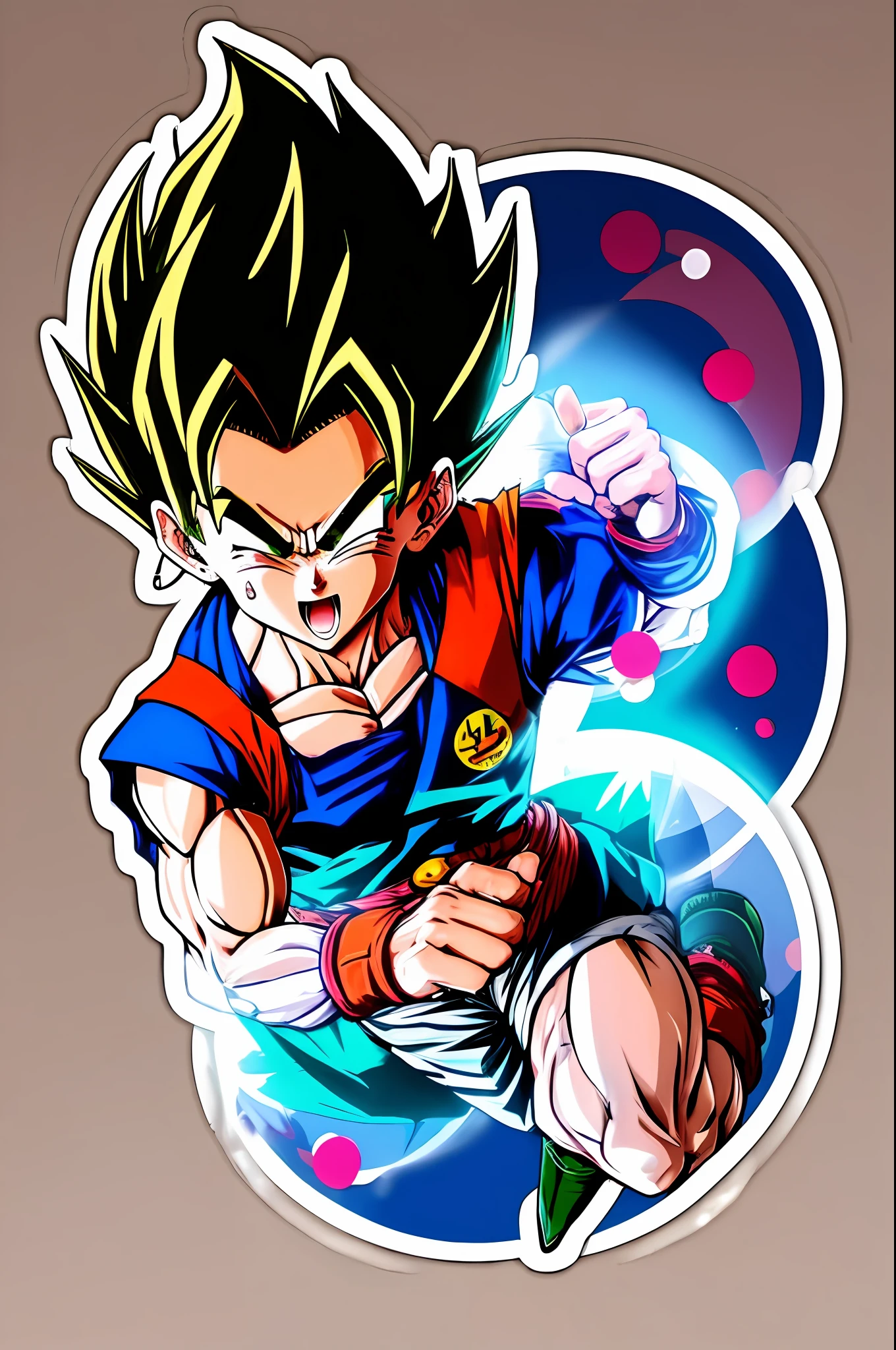 (((Sticker))), Gohan feliz