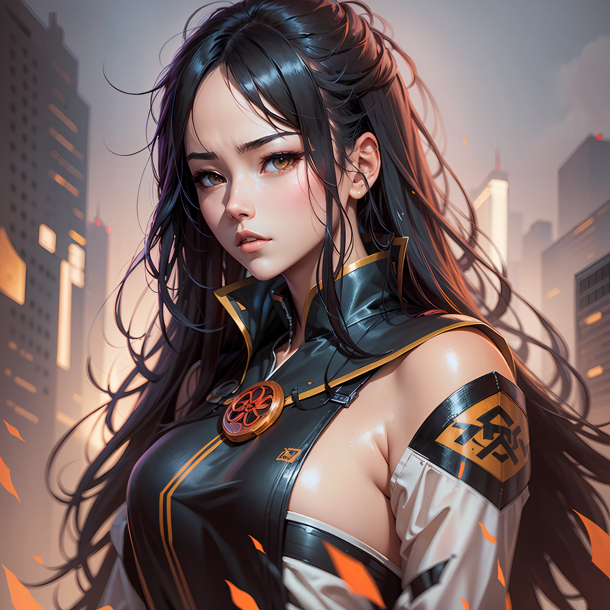 There is a woman, Guweiz style art, Guweiz, beautiful character painting, Guweiz in ArtStation Pixiv, Guweiz in Pixiv ArtStation, stunning anime face portrait, beautiful digital art, Wlop Rossdraws, Guweiz Masterpiece, detailed digital anime art --auto --s2