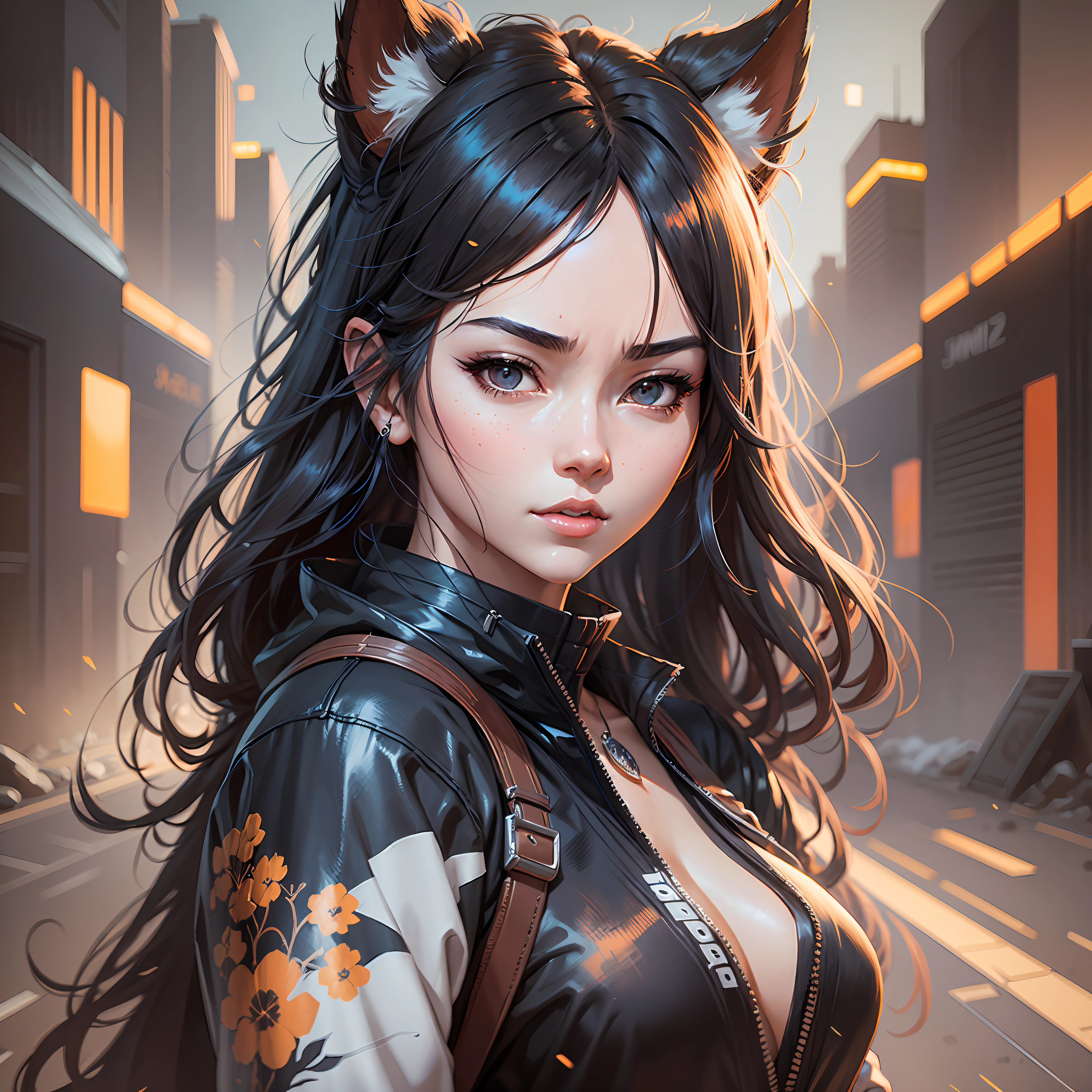 There is a woman, Guweiz style art, Guweiz, beautiful character painting, Guweiz in ArtStation Pixiv, Guweiz in Pixiv ArtStation, stunning anime face portrait, beautiful digital art, Wlop Rossdraws, Guweiz Masterpiece, detailed digital anime art --auto --s2