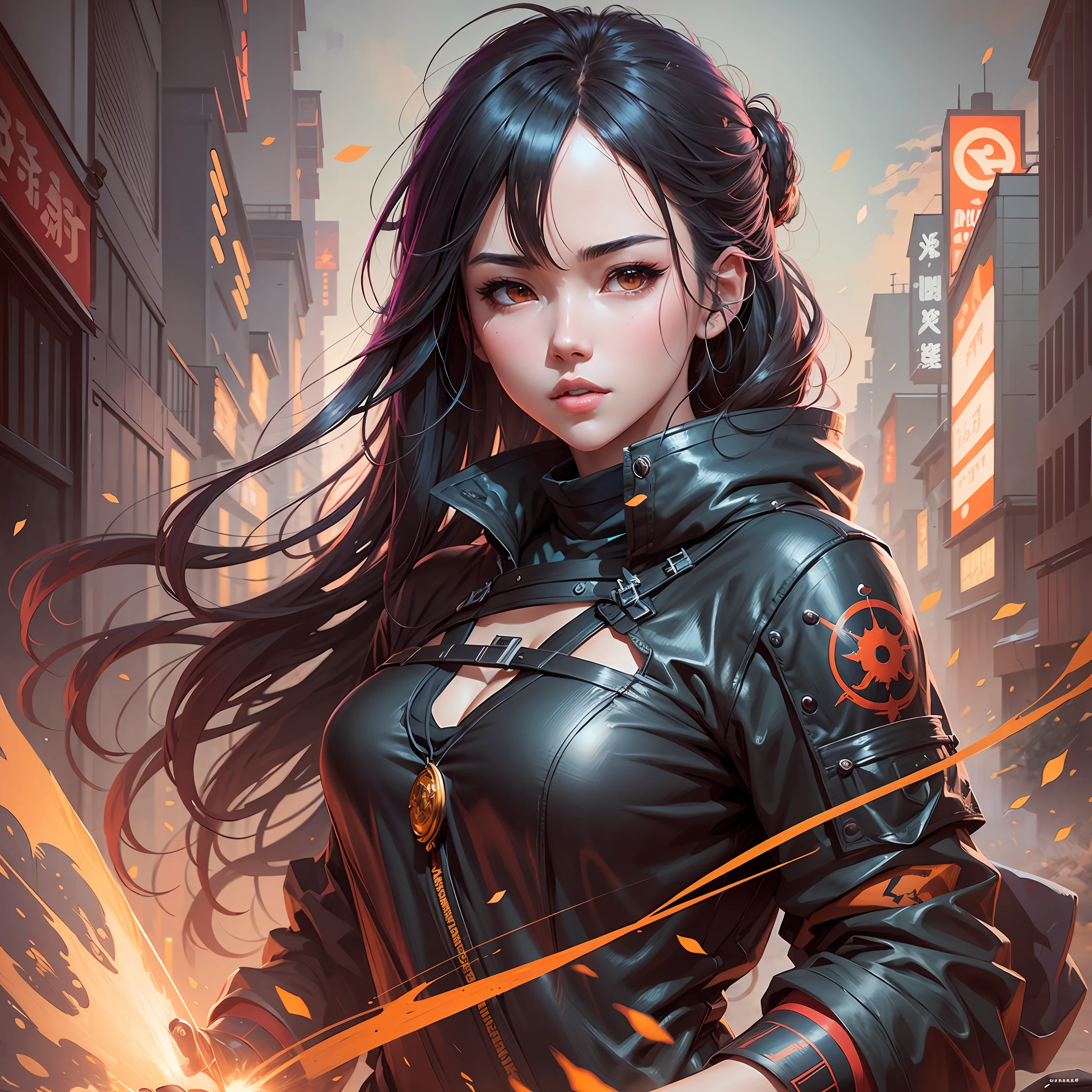 There is a woman, Guweiz style art, Guweiz, beautiful character painting, Guweiz in ArtStation Pixiv, Guweiz in Pixiv ArtStation, stunning anime face portrait, beautiful digital art, Wlop Rossdraws, Guweiz Masterpiece, detailed digital anime art --auto --s2
