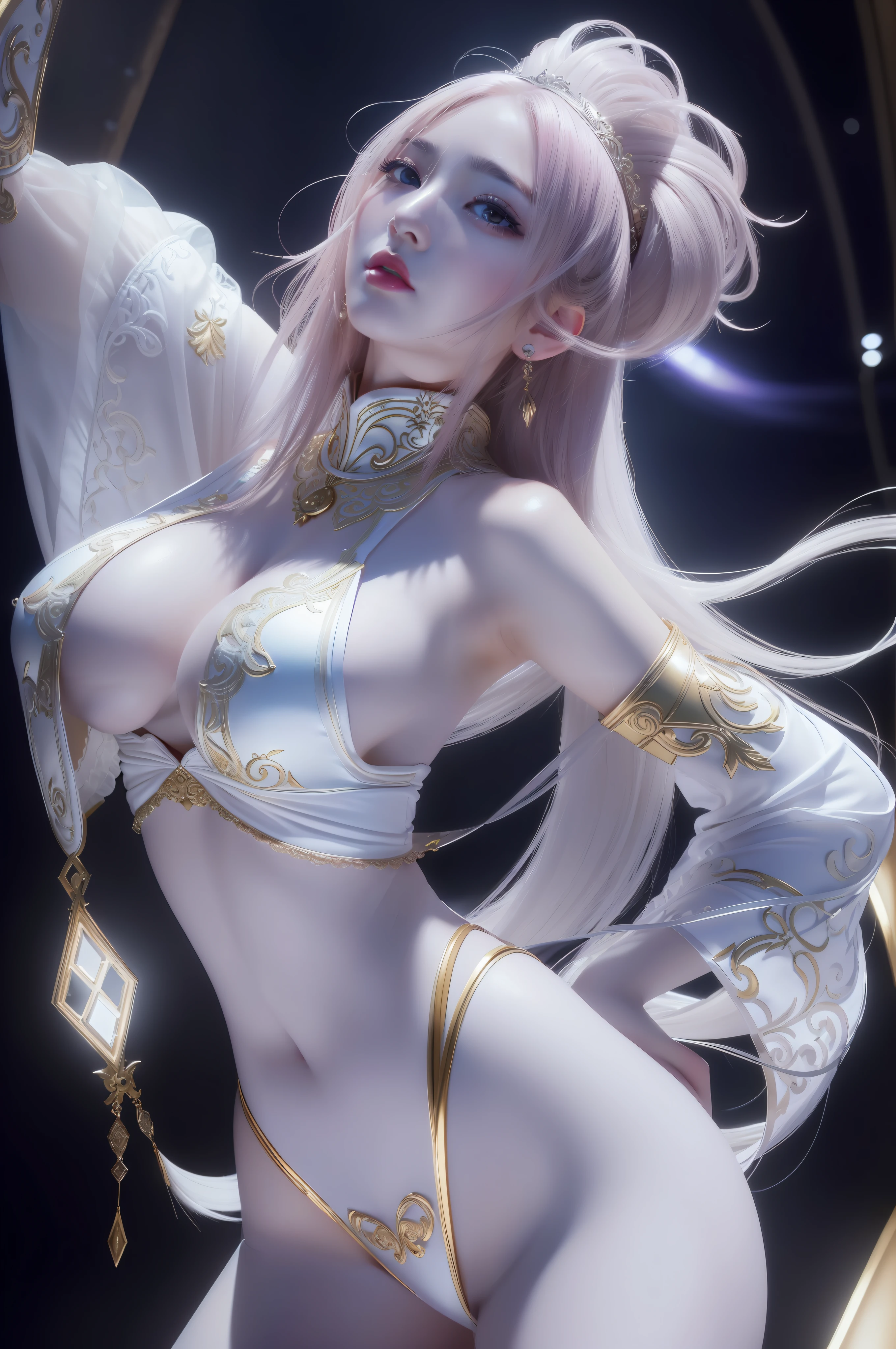 (masterpiece, best quality, extremely detailed 8k, ultra hd, ultra-detailed, highly detailed, highly realistic, photo realistic), (korean, 1girl:1.5), (highly proportional head, 1head:1.5), (beautiful realistic face, detailed realistic face), (high detailed realistic hair, beautiful realistic hairstyle), (beautiful realistic eyes, high detailed realistic eyes, proportional eyes, high detailed pupils), (high detailed realistic natural eyebrows), (high detailed realistic lips, beautiful realistic lips, pink lipsticks, sexy lips), (high proportional realistic breasts, realistic medium breasts), slender abs, highly detailed skin, full body view, full body shot,