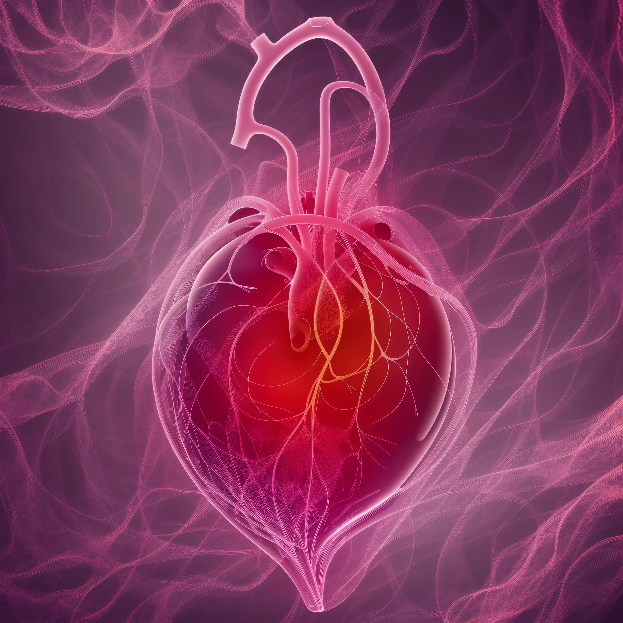 (ultra resolution) human heart, musical
