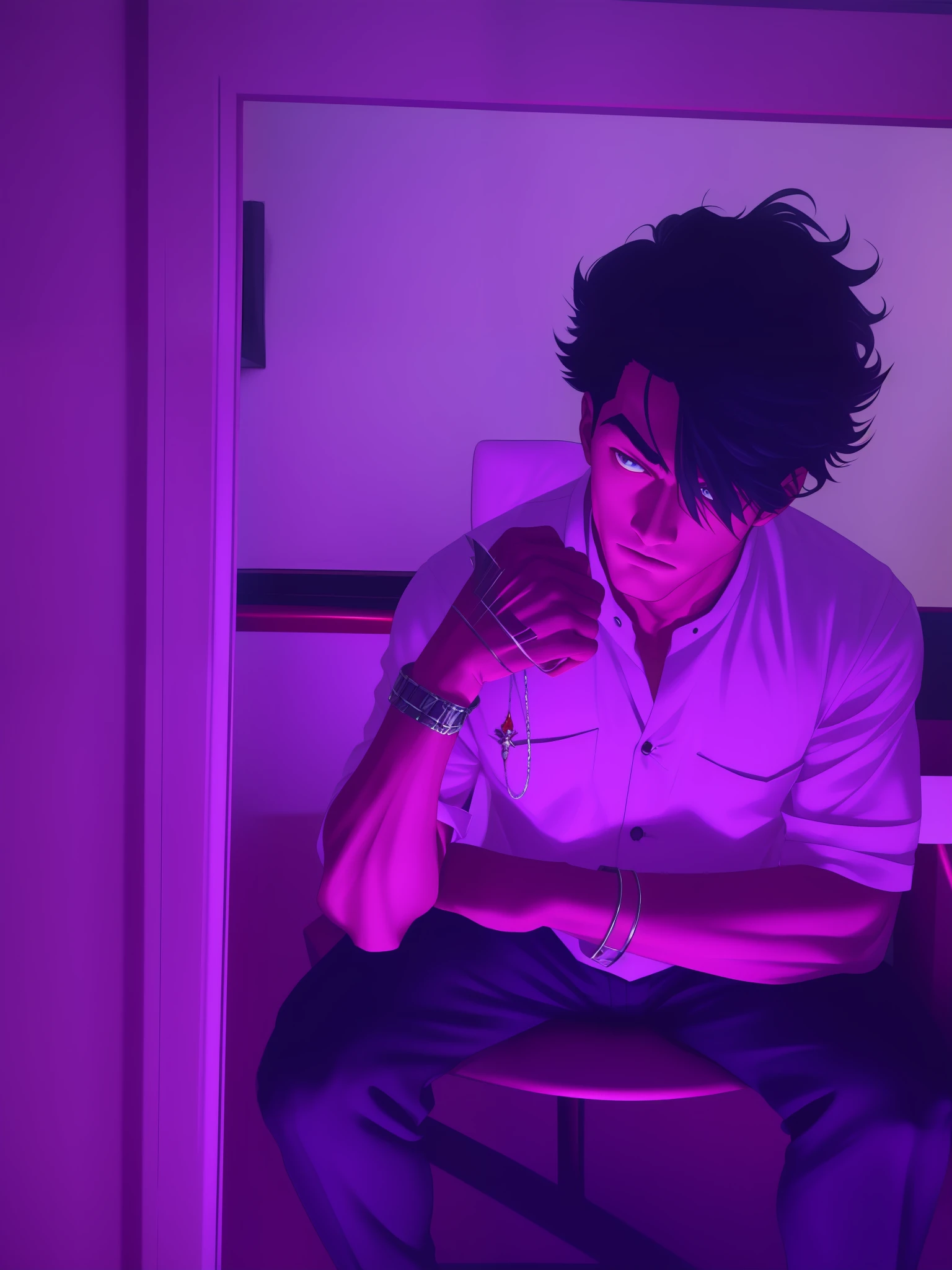 (((full body of male supspr))), (((four red metal legs))), (((silver bracelets))), (((sharp fingers))), a spider - man in a red and black suit sitting on the edge of the building, 8k, unreal engine, octane render, by seunghee lee, Jang Tae-Hwan, Chocofing R, seungho lee, trending on pixiv, fanbox, skeb, masterpiece, smooth soft skin, big dreamy eyes, beautiful intricate colored hair, symmetrical, anime wide eyes, soft lighting, concept art, digital painting,