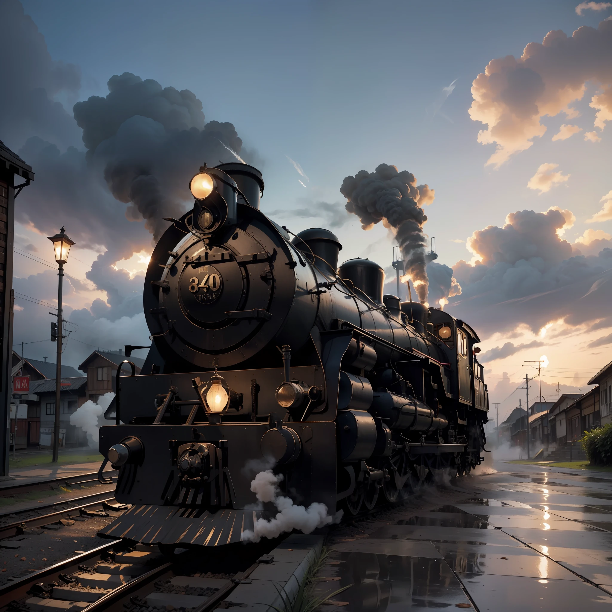 there is a train maria smoke that is sitting on the tracks in a building, city in the north of Brazil, year 1960, train, locomotive, steam train, gothic locomotive, large engine, railways, steam engine, trains, steam trains, platform, choo choo, train station, on display, photo taken in 2 0 2 0, yard, preserved historic, portrait of a large, extremely intricate, huge scale