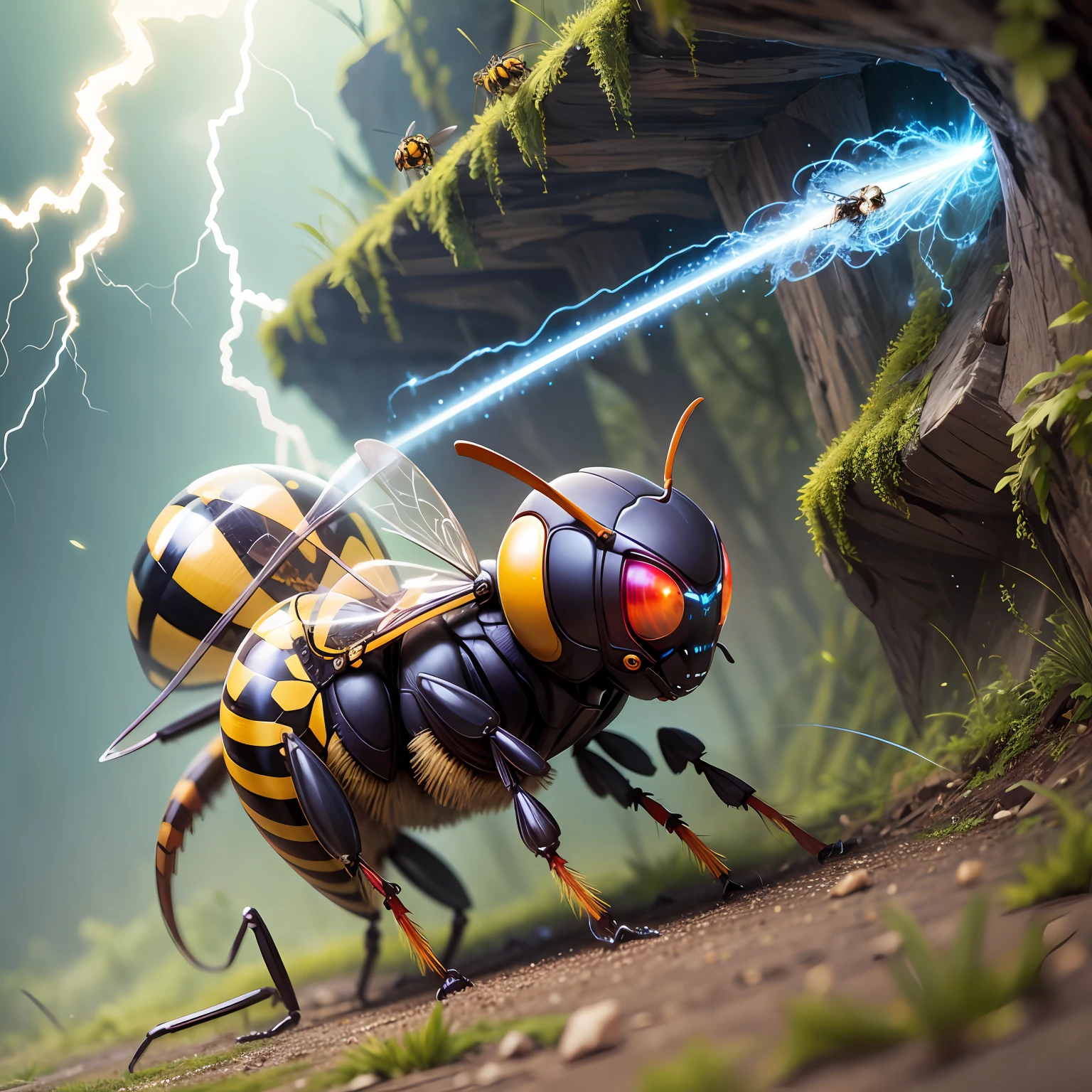 natural wasp with lightning --auto --s2