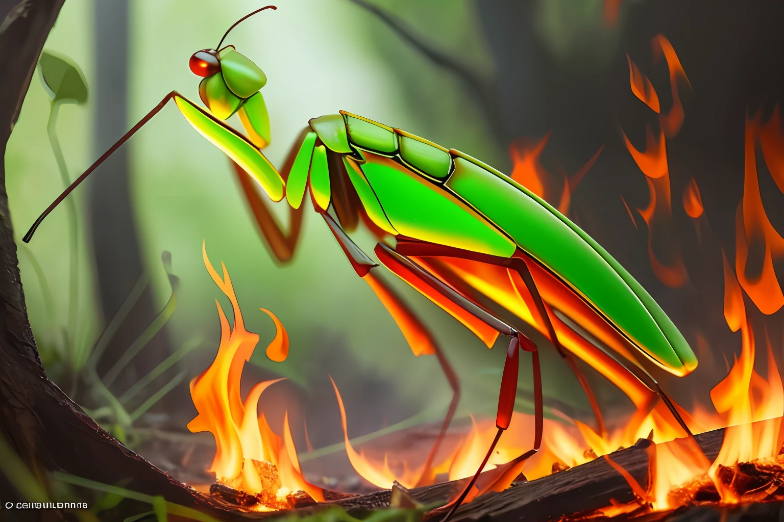 natural mantis, fire --auto --s2