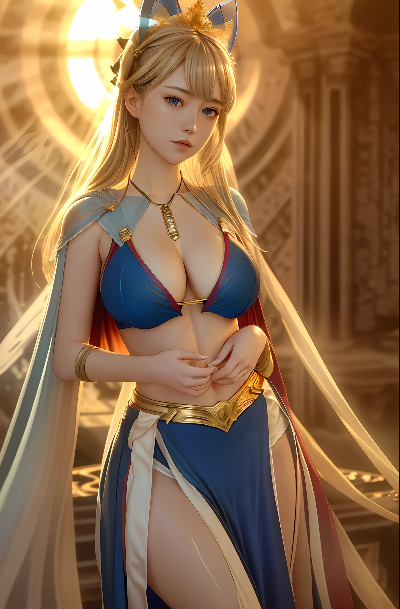 Real picture, intricate detail, super detailed, super high, depth field, (photo realistic, realistic:1,2), Emma Stone in supergirl suit, (bruises, dirty, torn clothes, exposed clothes, blood:1,3), blue eyes, blonde hair, long hair, torn cape, torn pantyhose, superhero, solo, sun, blue sky, Realistic portrait, highest detail, high detail, artstation, smooth, cinematic lighting, top quality, masterpiece, ethereal and beautiful , very detailed, CG, unity, 8k wallpaper, Stunning, fine detail, light smile, highly detailed CG unity 8k wallpaper, large file size, very detailed, high resolution, amazing detail, 1 girl, beautiful face, body sexy lips sexy, perfect face, perfect eyes, perfect nose, perfect mouth, hot body, gigantic boobs, natural hair.