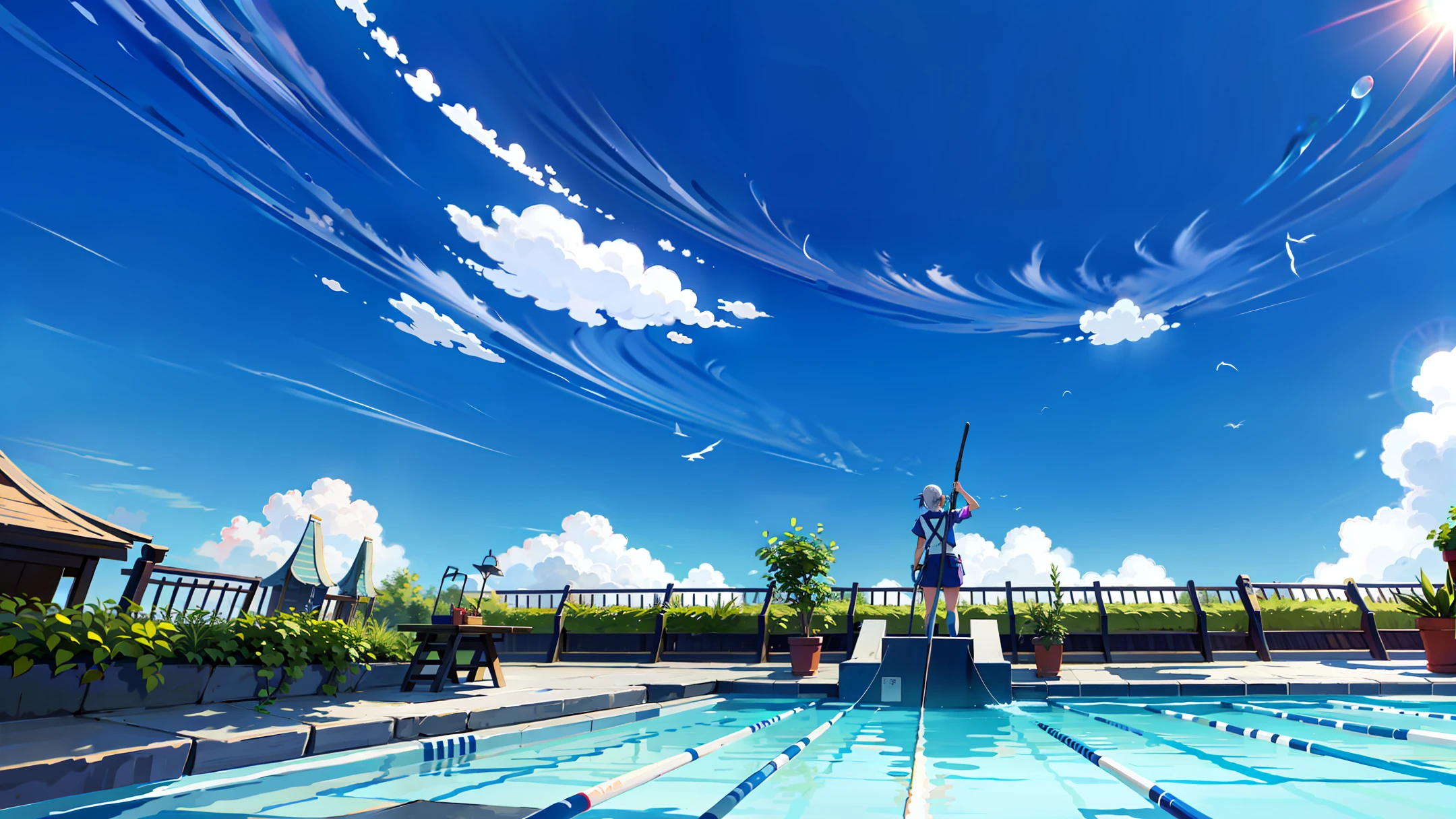 /image: cleaning pool service