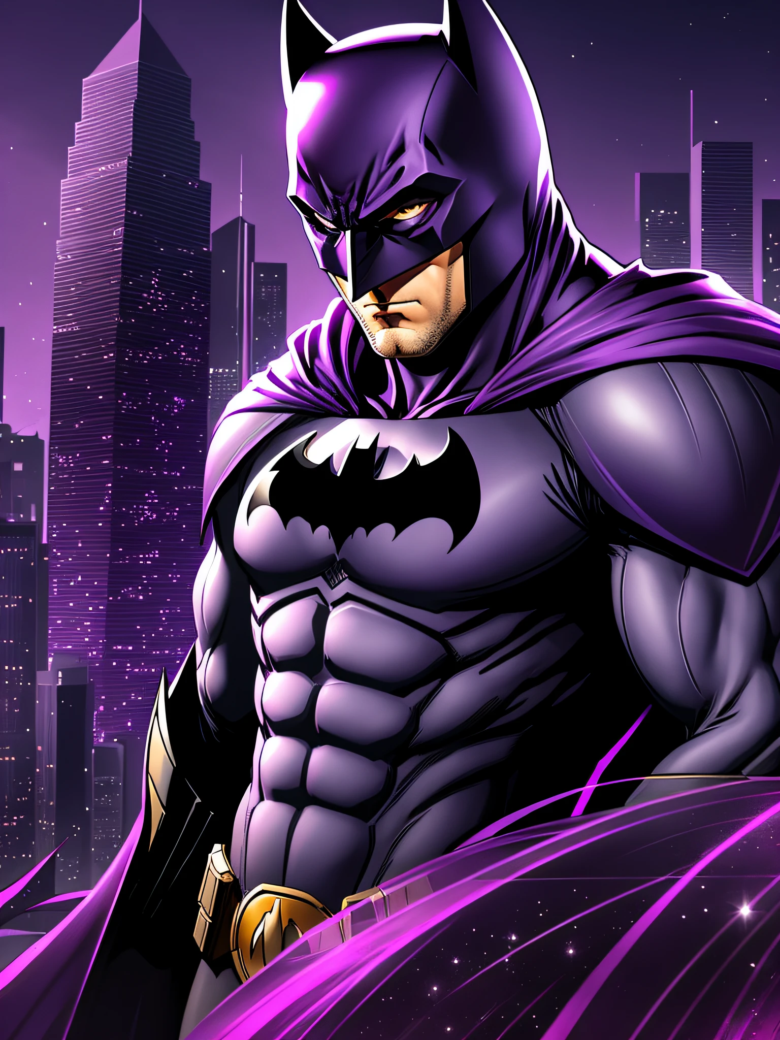 Purple Batman and Nears