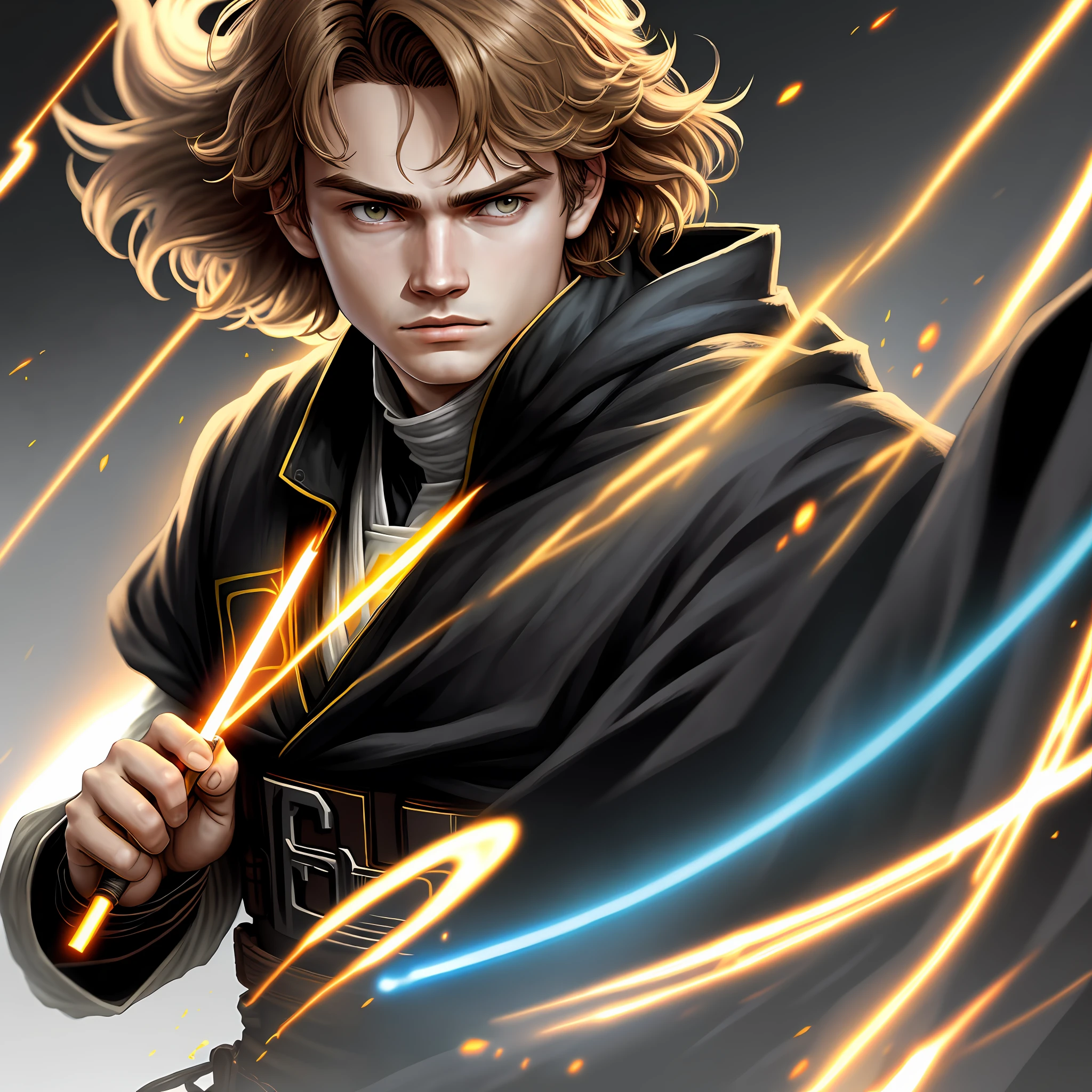 Anakin skywalker, anime, high detail